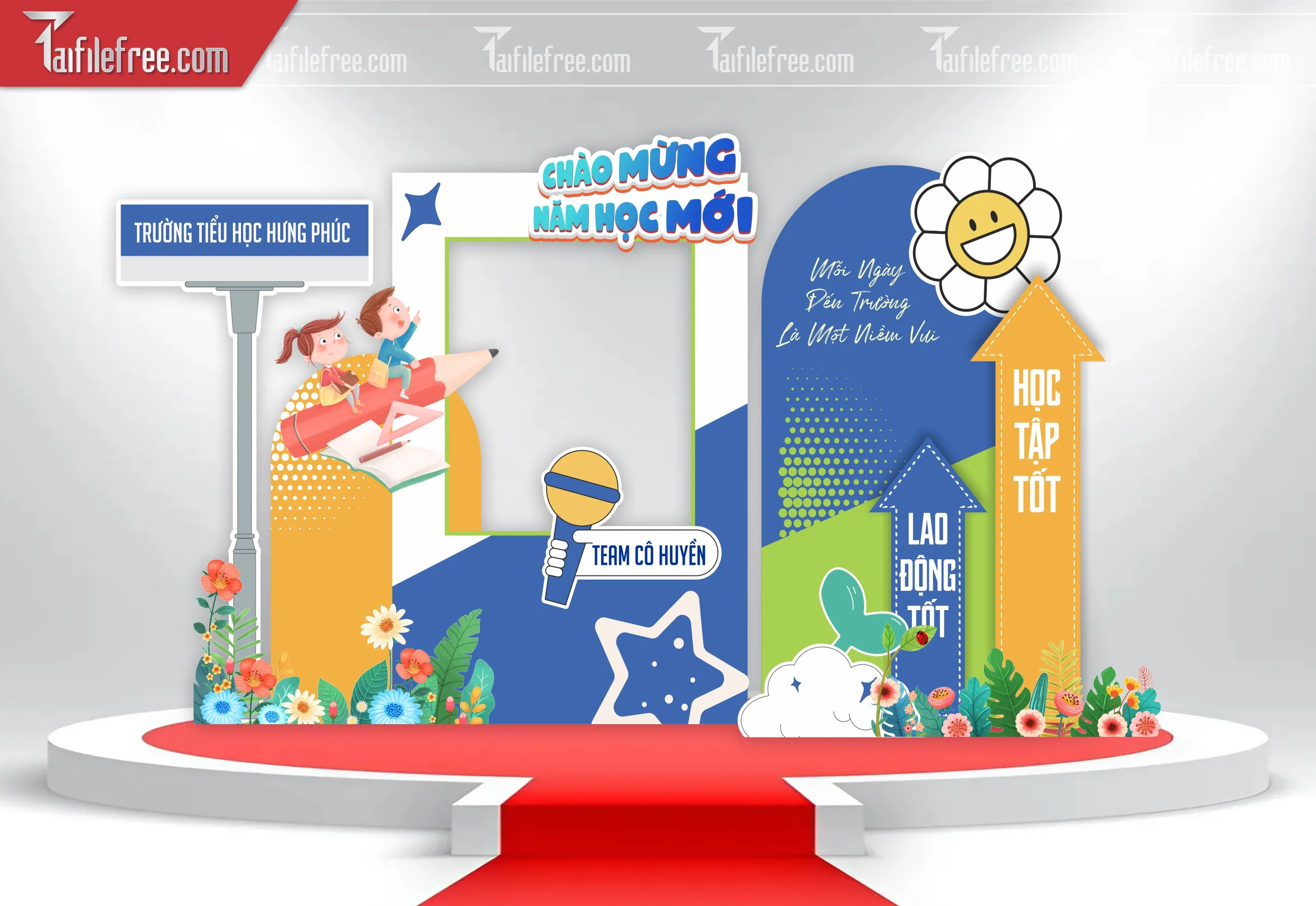 Maket, Background Lễ Khai Giảng Năm Học_LG68