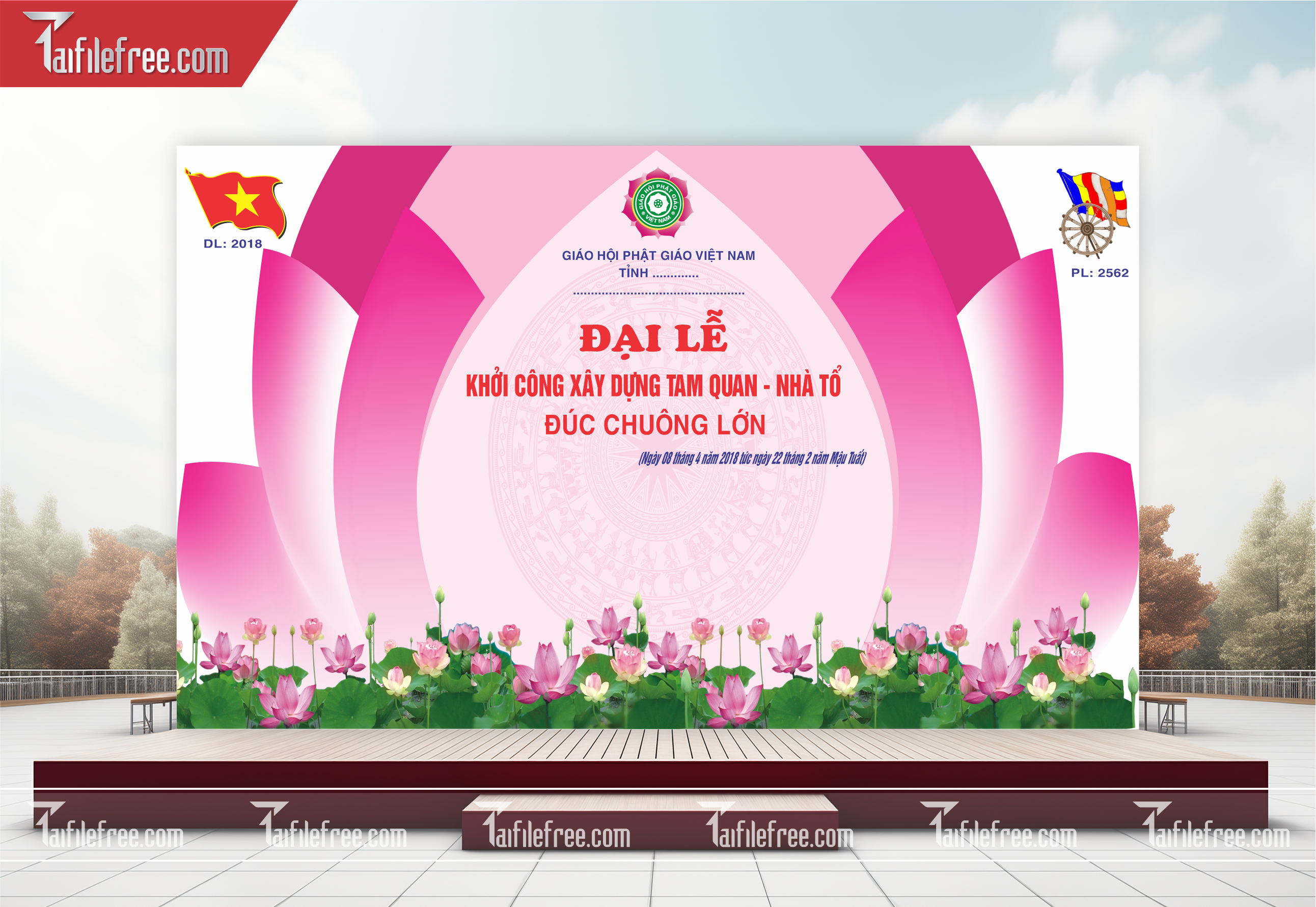 File Thiết Kế Banner, Poster Vu Lan Báo Hiếu Đẹp_LL07