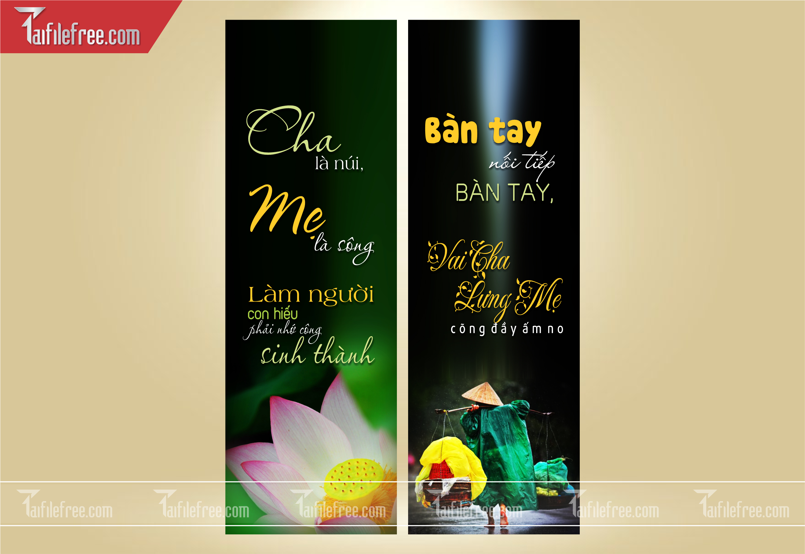 File Thiết Kế Banner, Poster Vu Lan Báo Hiếu Đẹp_LL14