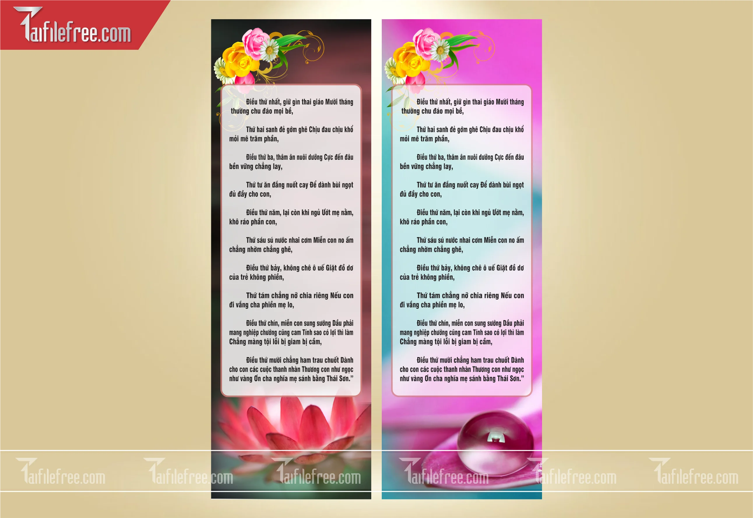 File Thiết Kế Banner, Poster Vu Lan Báo Hiếu Đẹp_LL18
