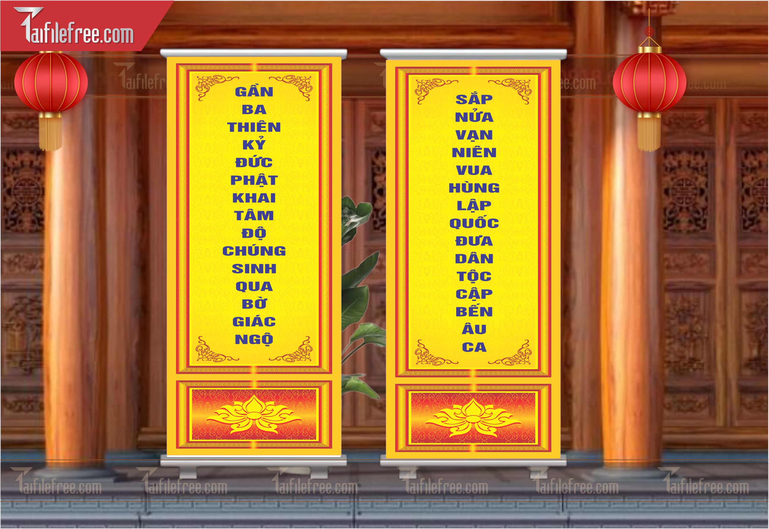 Mẫu Standee Mừng Lễ Phật Đản LPD04