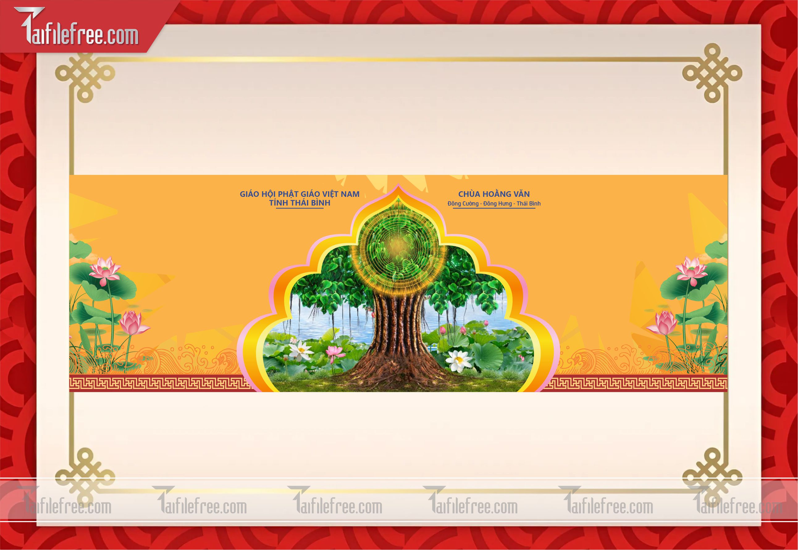 Mẫu Banner Mừng Lễ Phật Đản LPD22