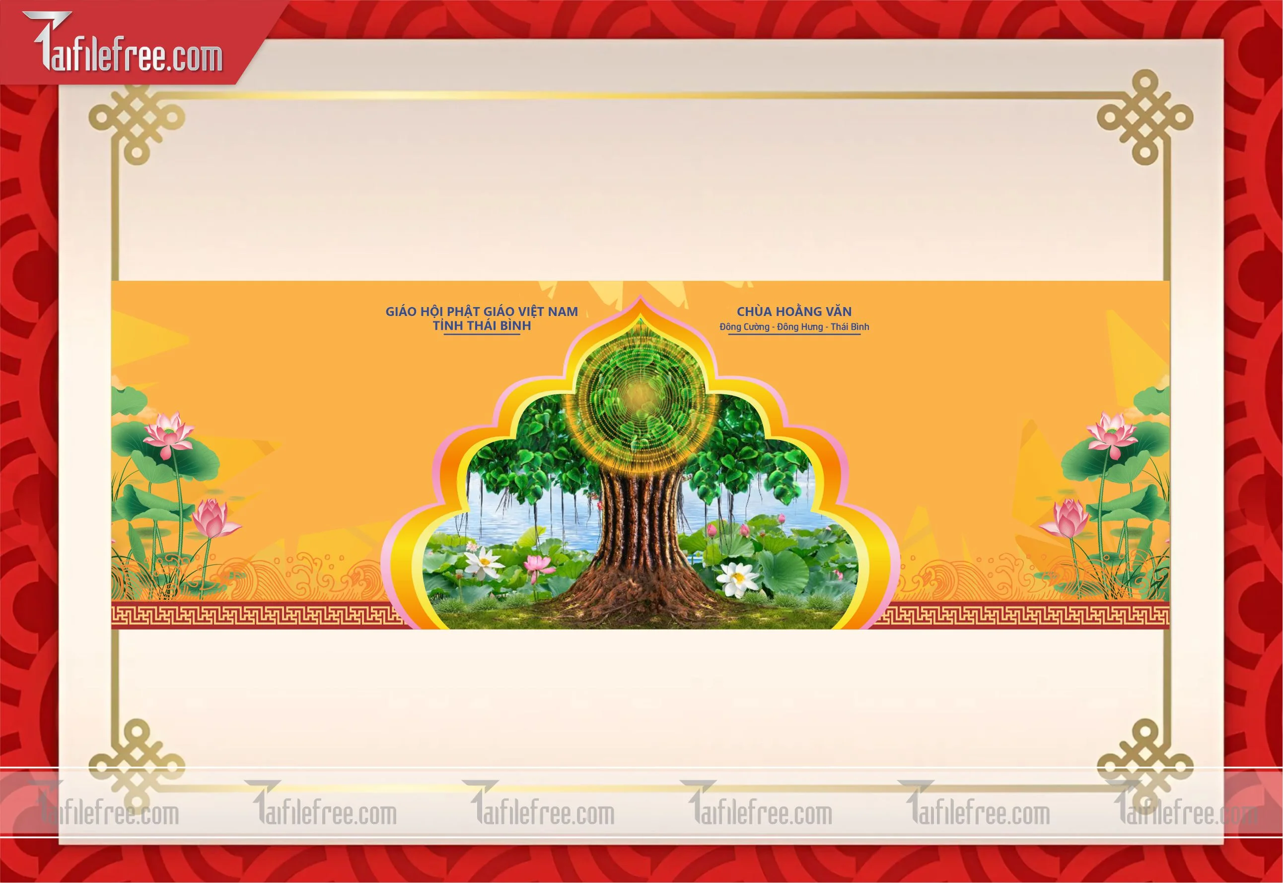 Mẫu Banner Mừng Lễ Phật Đản LPD22