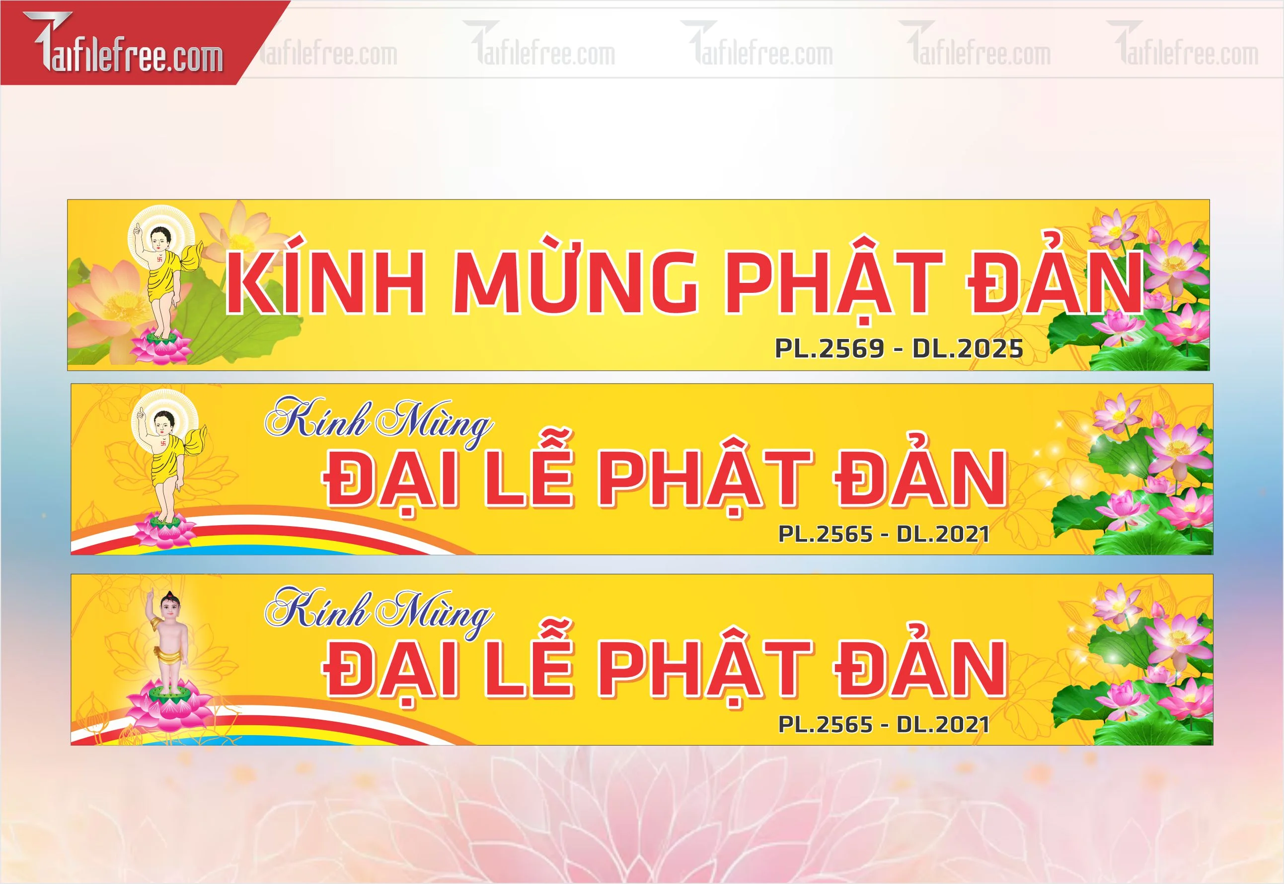 Băng Rôn Trang Trí Mừng Lễ Phật Đản LPD77
