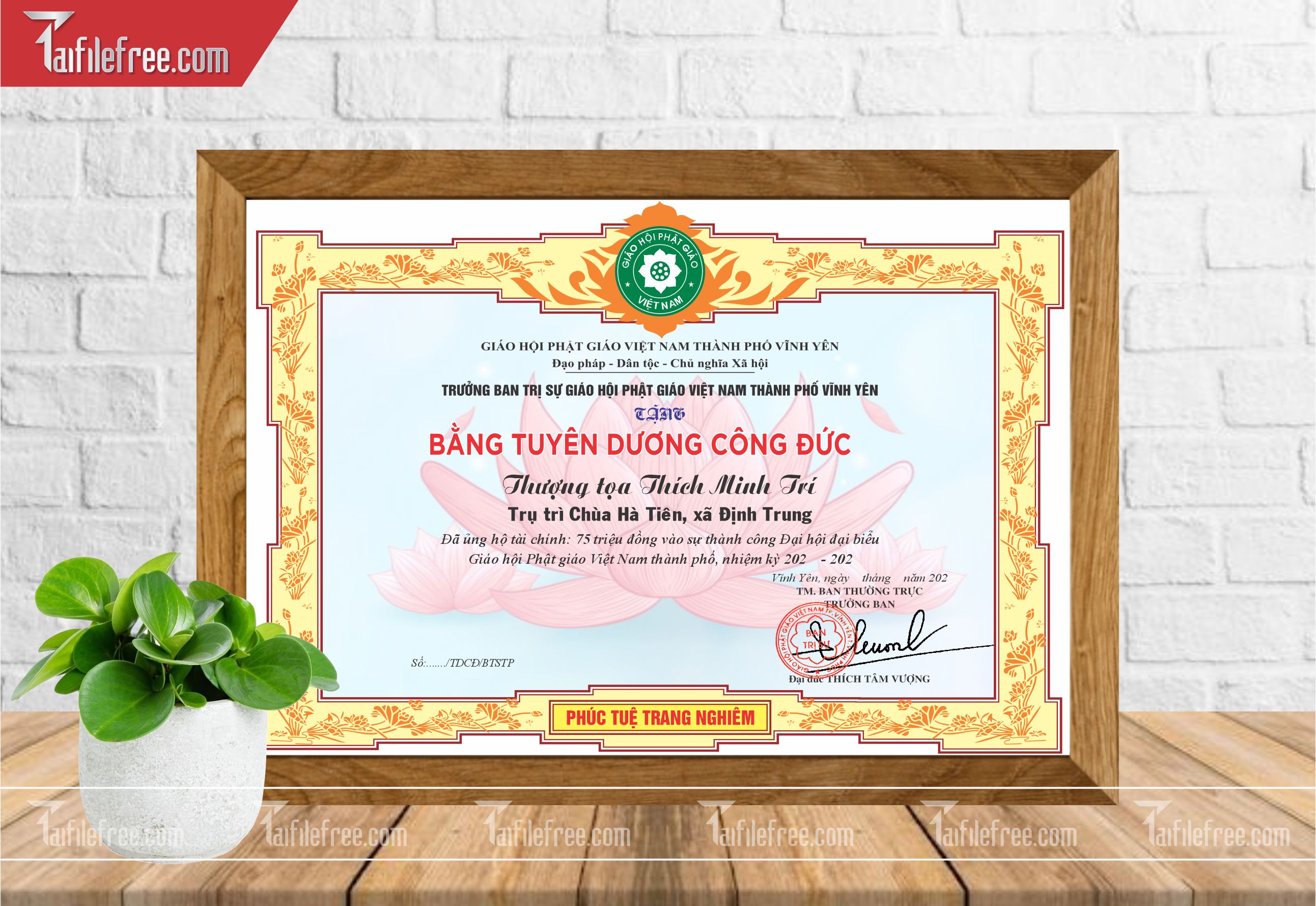 Khen Tặng Phật Giáo LPD78
