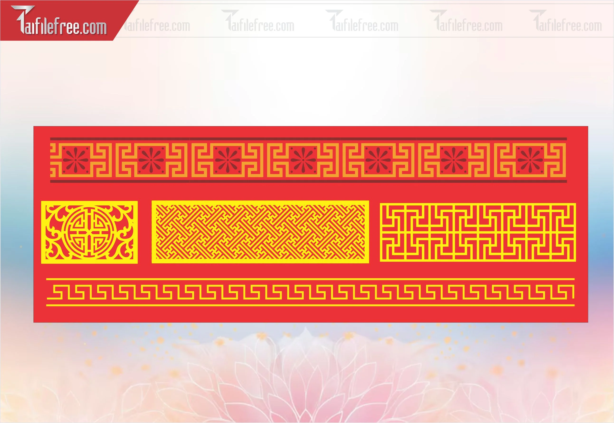 Hoa Văn Trang Trí Mừng Lễ Phật Đản LPD81