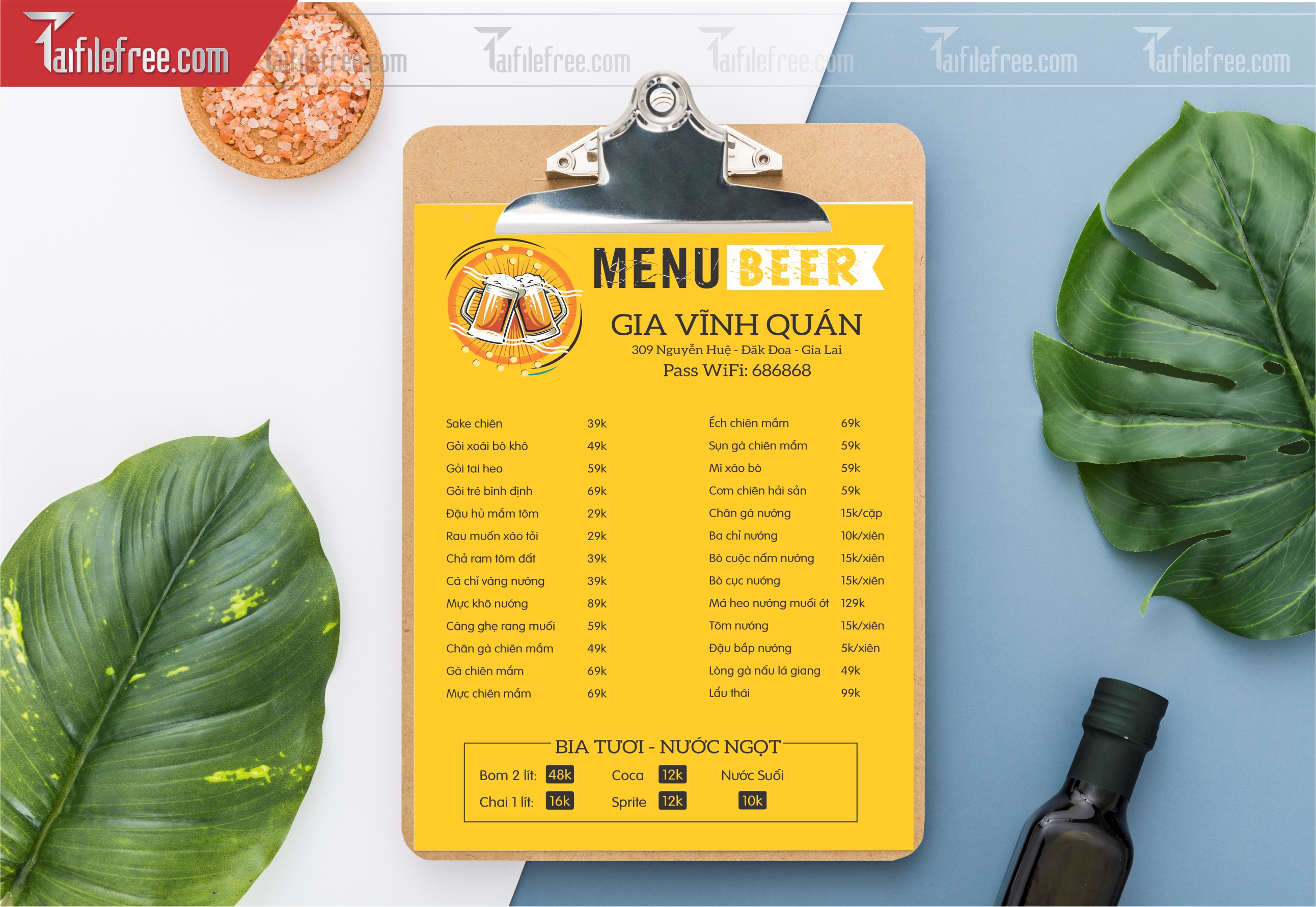 Menu Beer_M113