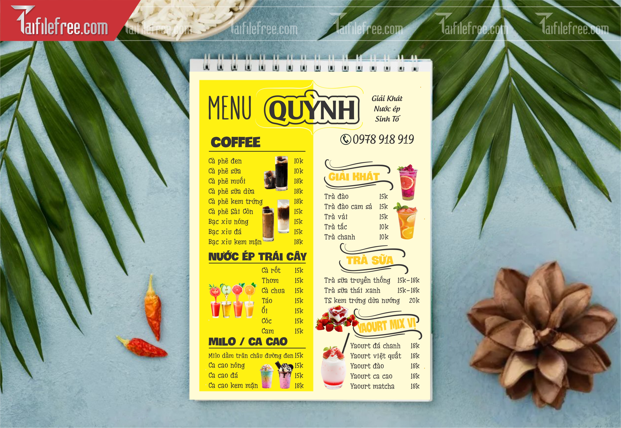 Menu Giải Khát, Coffee_M118