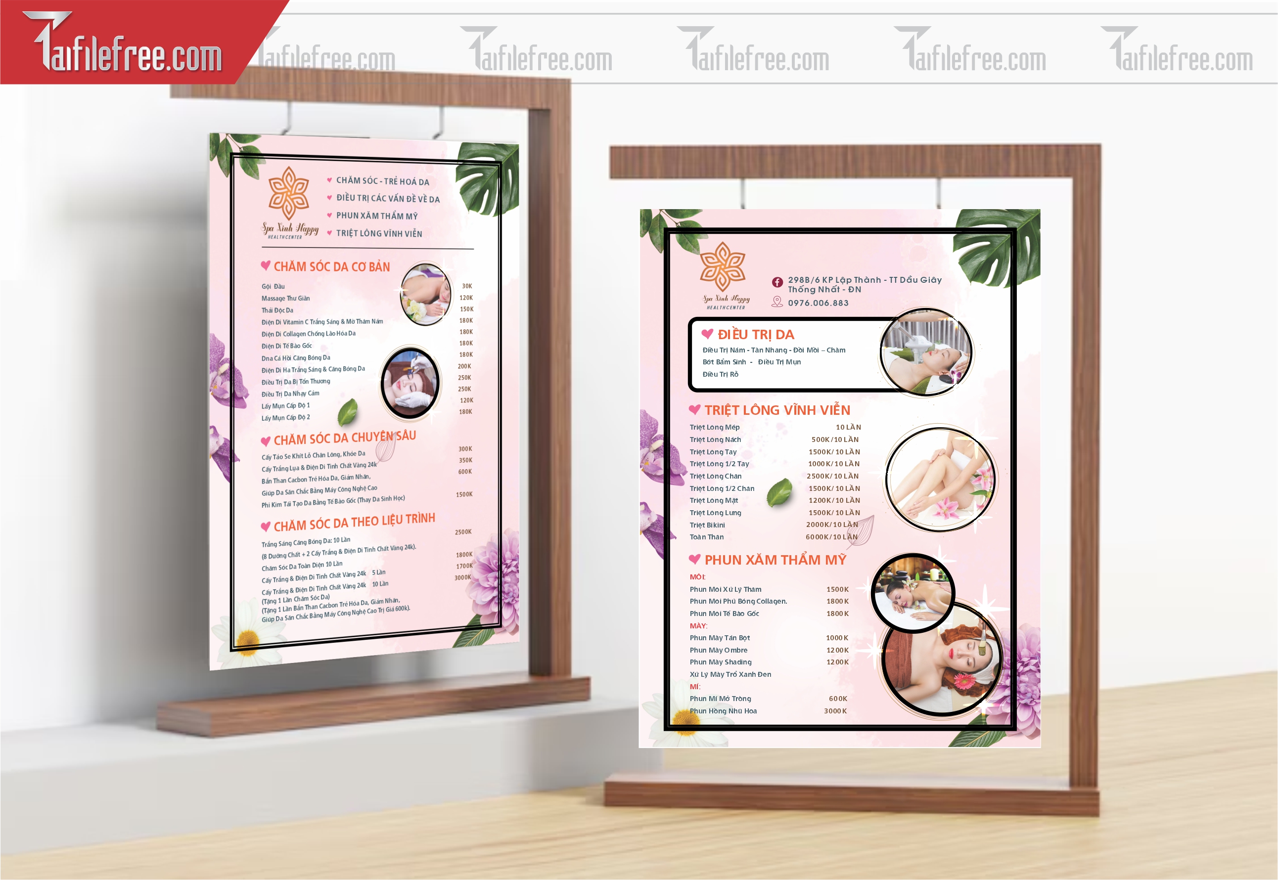Menu Spa Beauty_M129