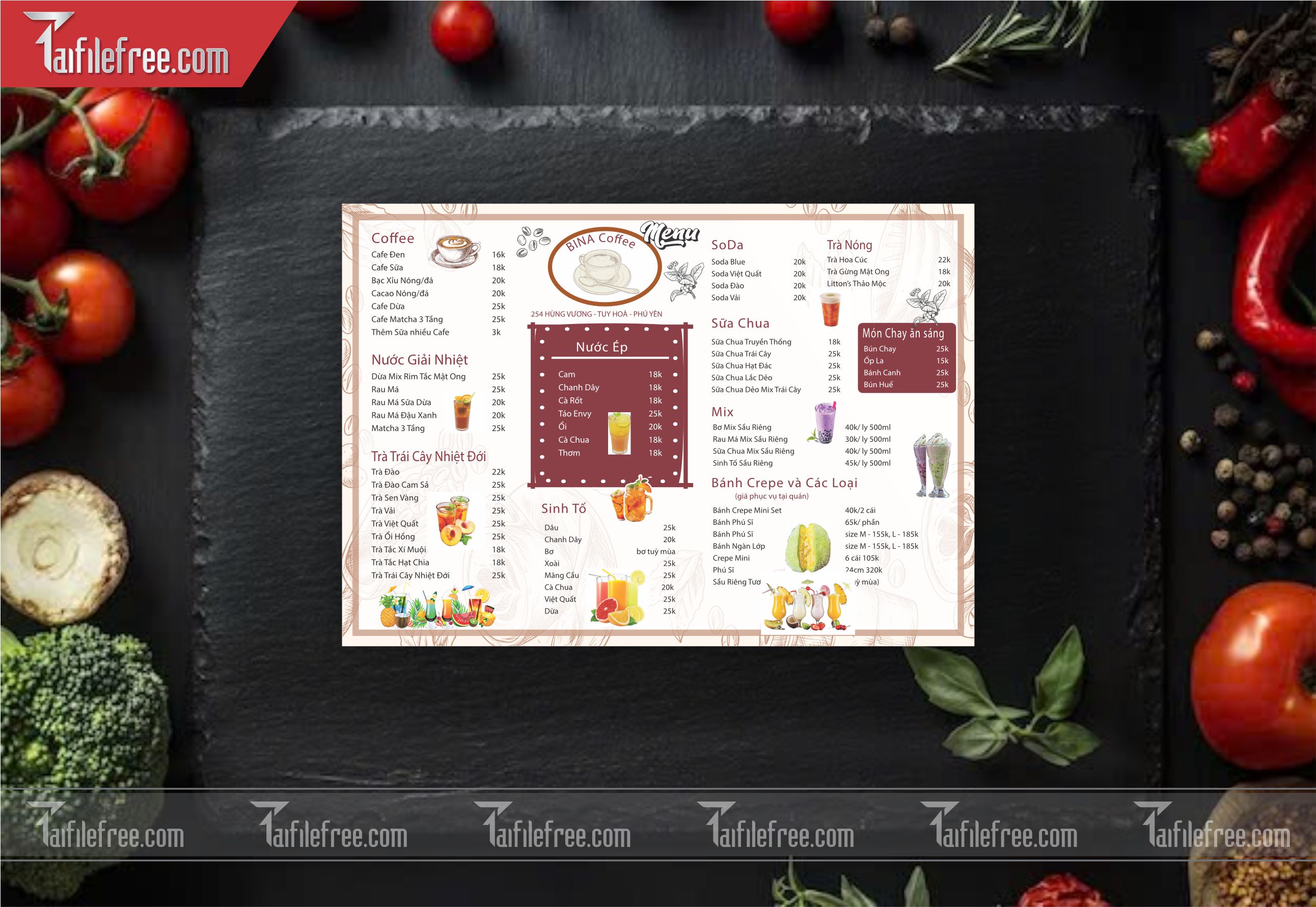 Menu Nước Giải Khát_M47