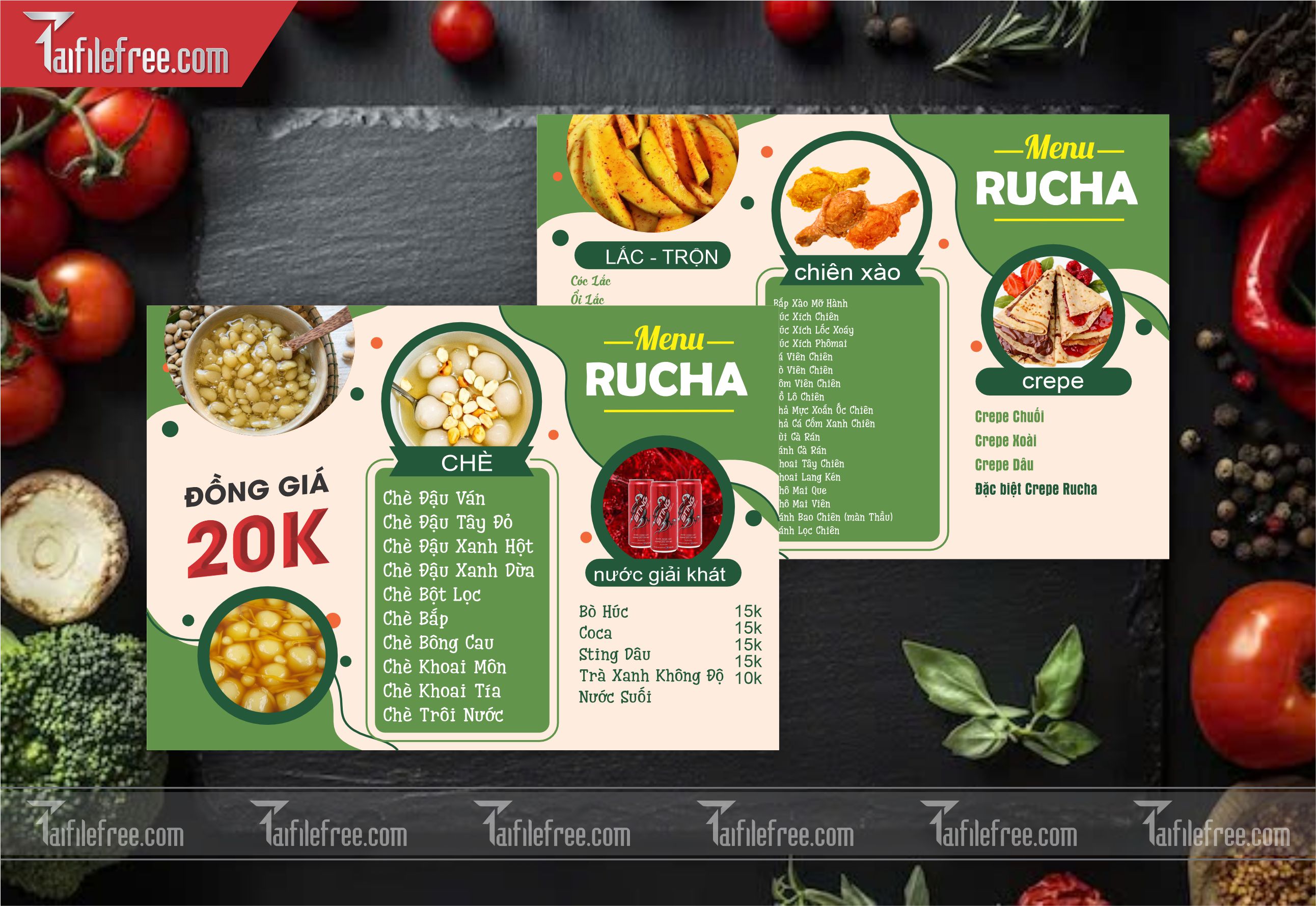 Menu Chè, Ăn vặt_M48