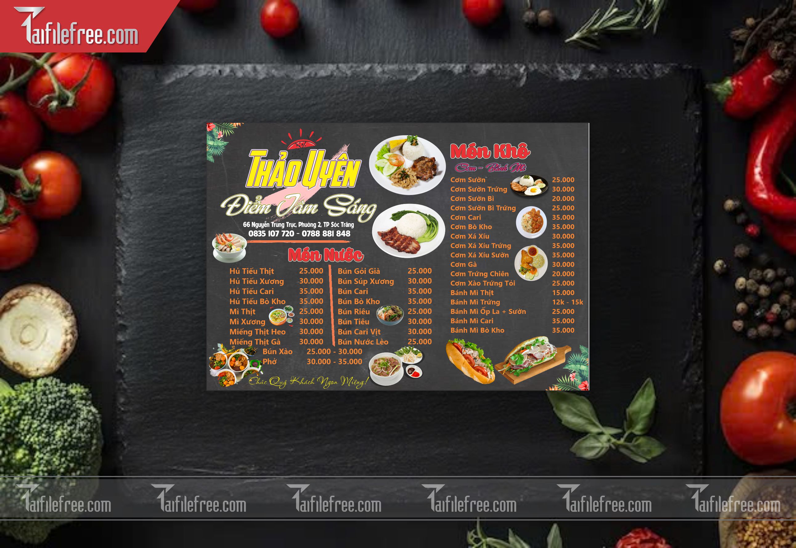 Menu Ăn Vặt, Giải Khát_M62