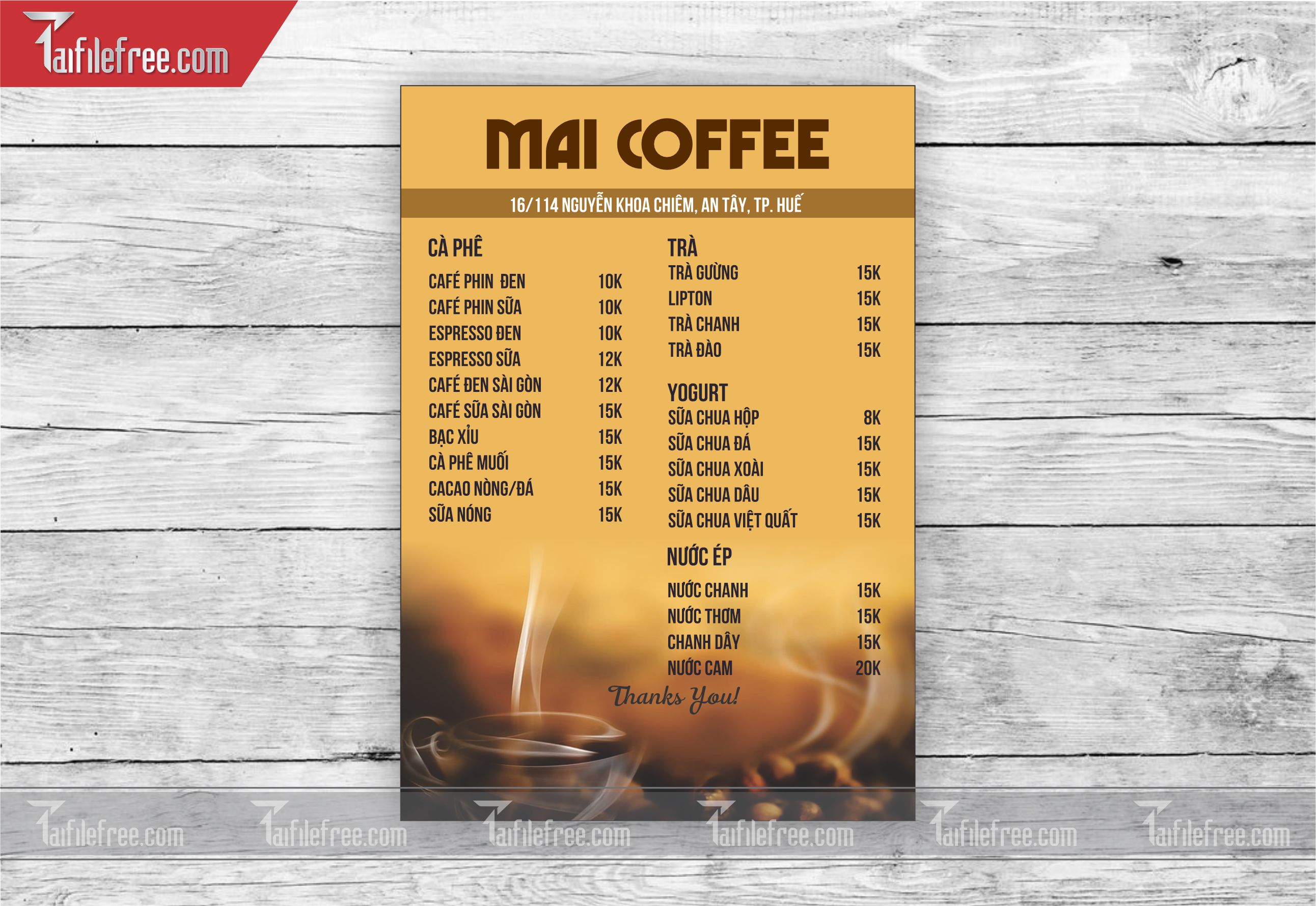 Menu Coffee_M75