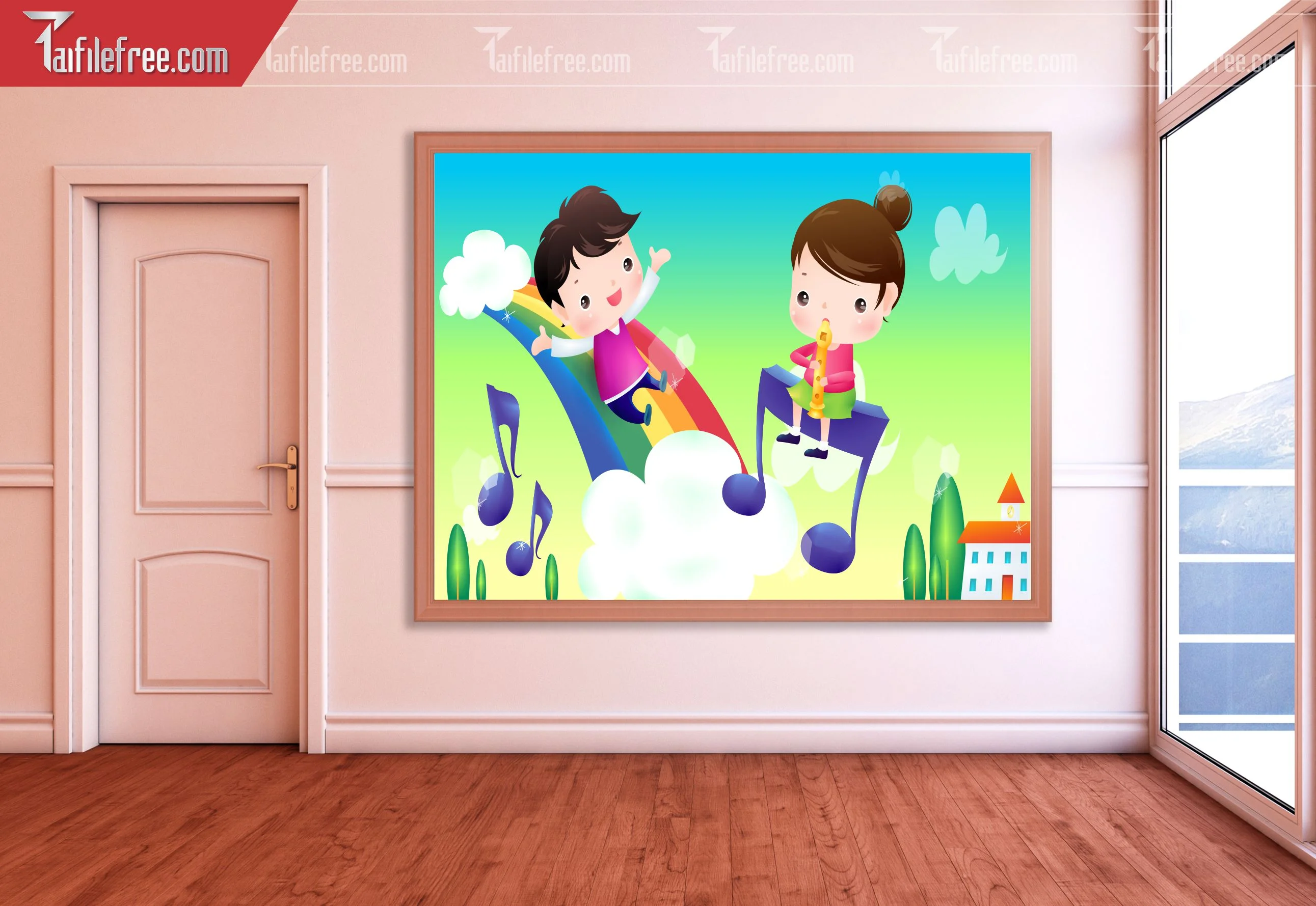 Hình Ảnh Dễ Thương Trang Trí Mầm Non_MN80