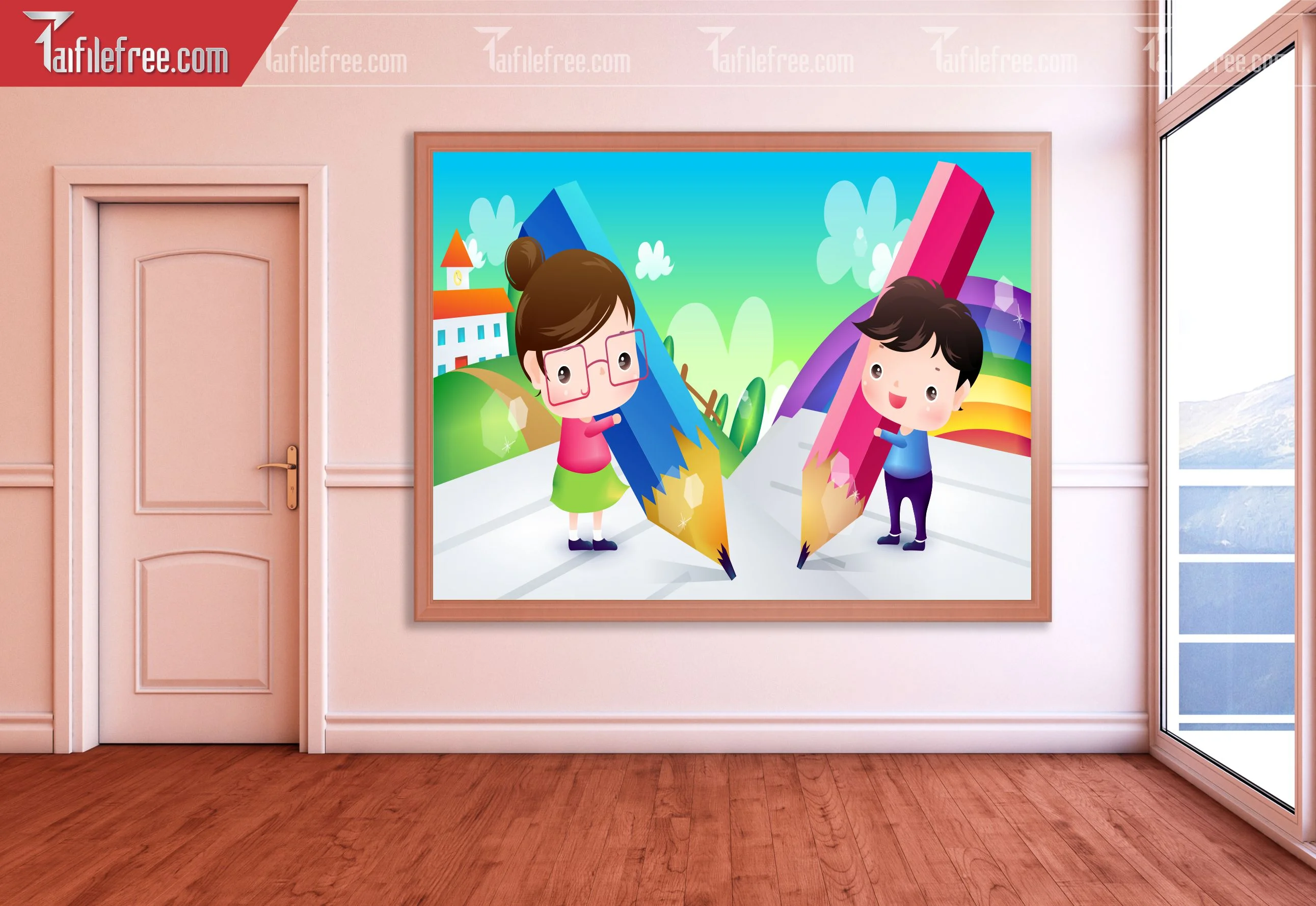 Hình Ảnh Dễ Thương Trang Trí Mầm Non_MN81