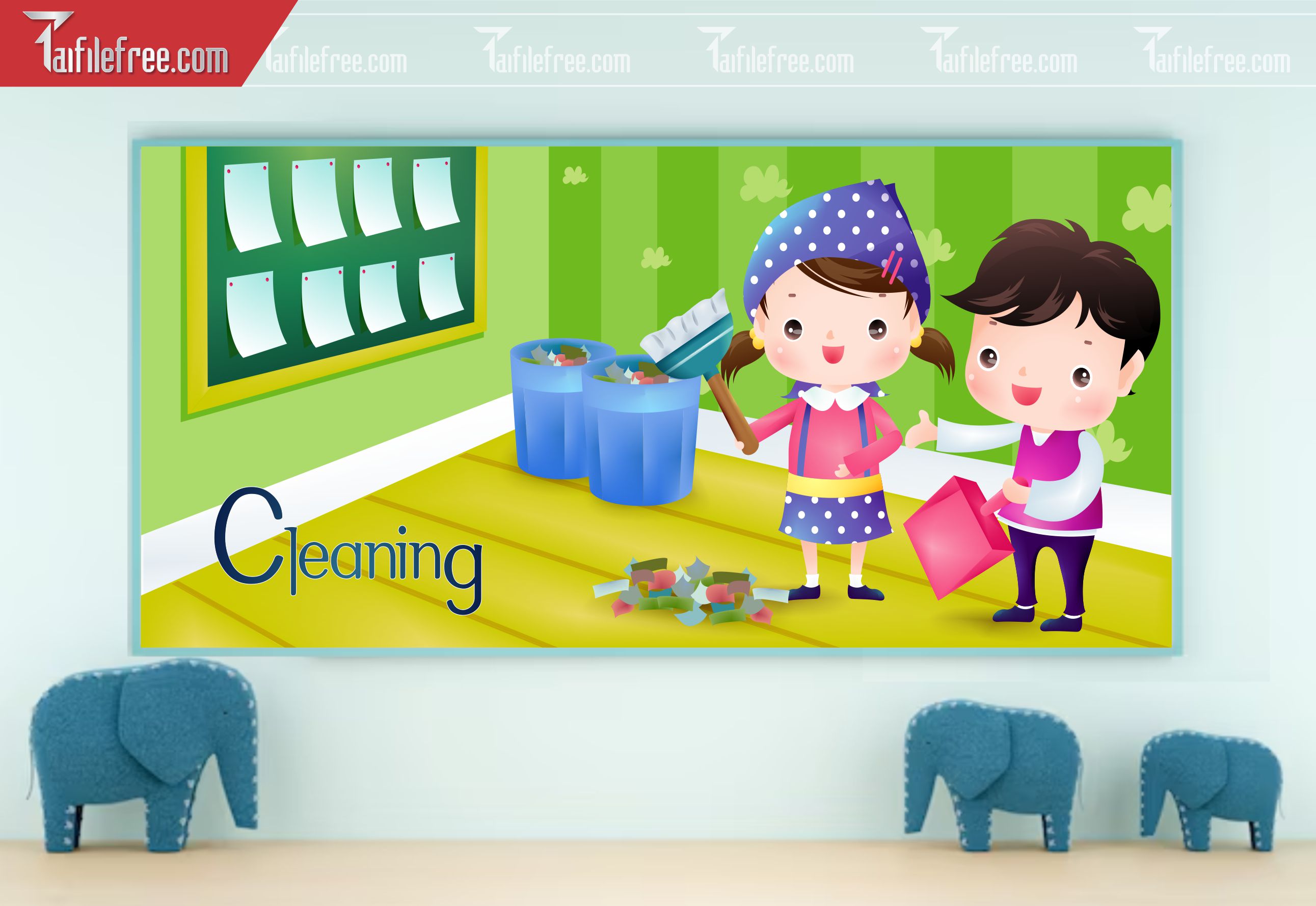 Hình Ảnh Dễ Thương Trang Trí Mầm Non_MN84
