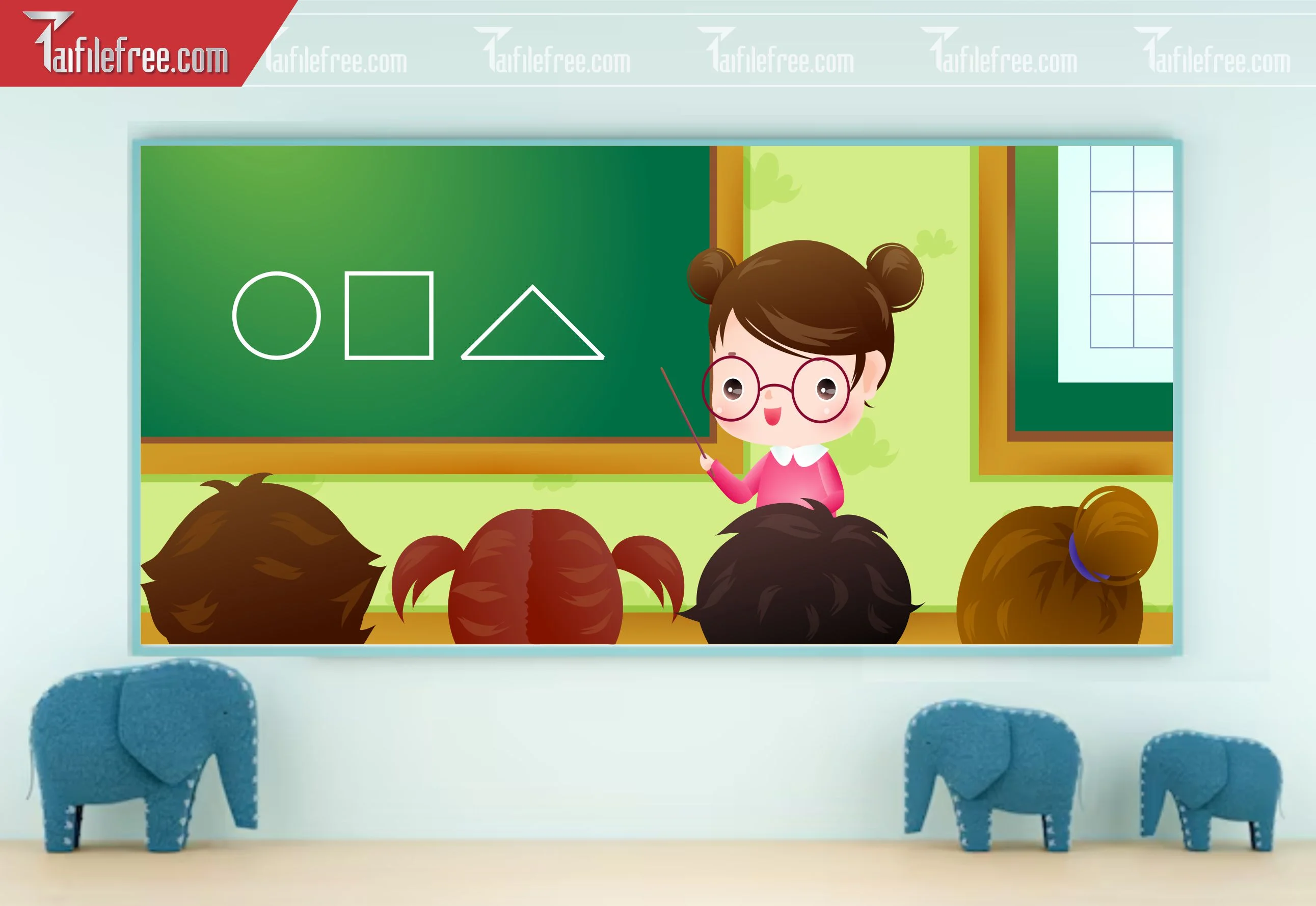 Hình Ảnh Dễ Thương Trang Trí Mầm Non_MN93