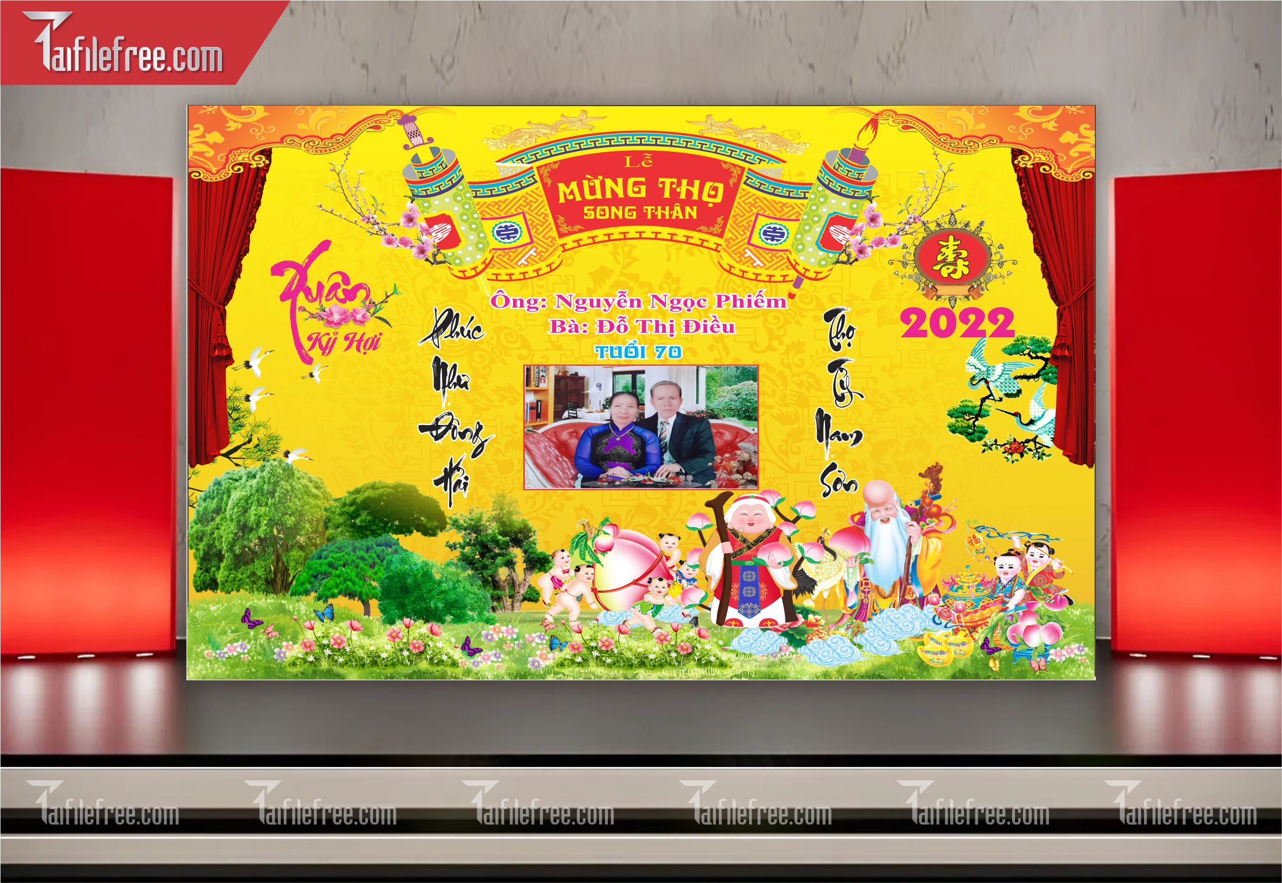 Background Phông Nền Mừng Thọ_MT20