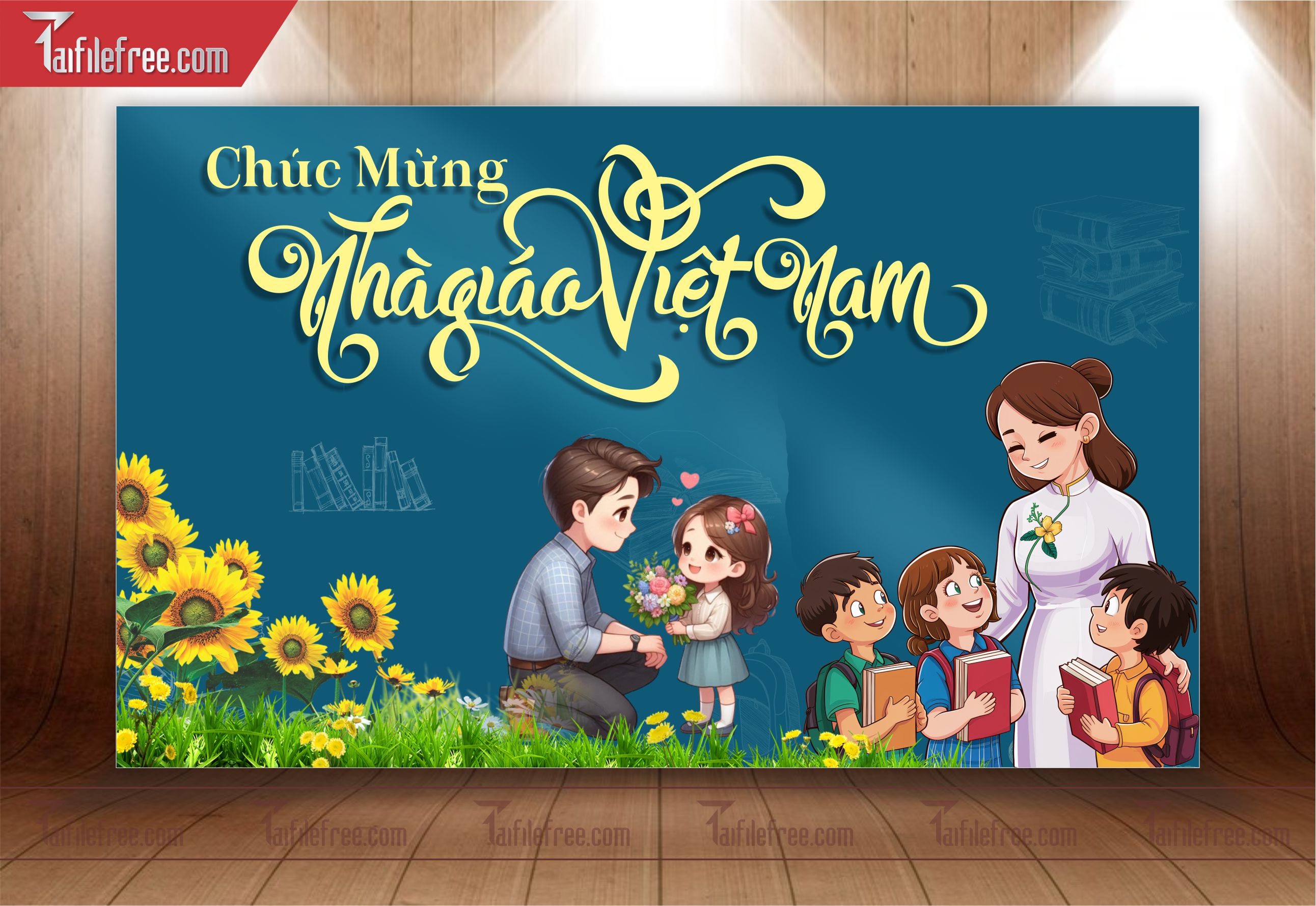 Phông Nền Chào Mừng Ngày Nhà Giáo Việt Nam 20-11_NNG09