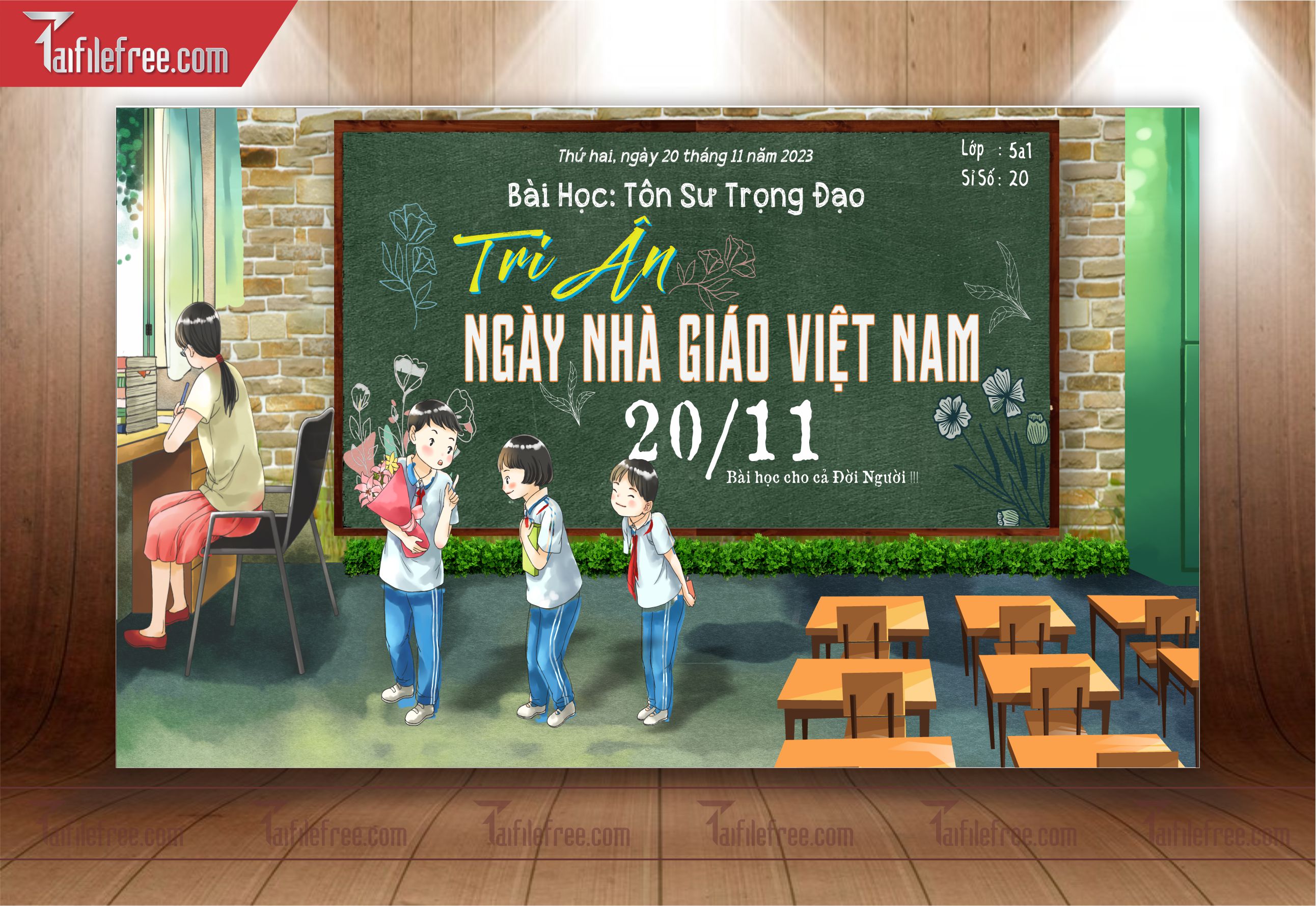 Phông Nền Chào Mừng Ngày Nhà Giáo Việt Nam 20-11_NNG10