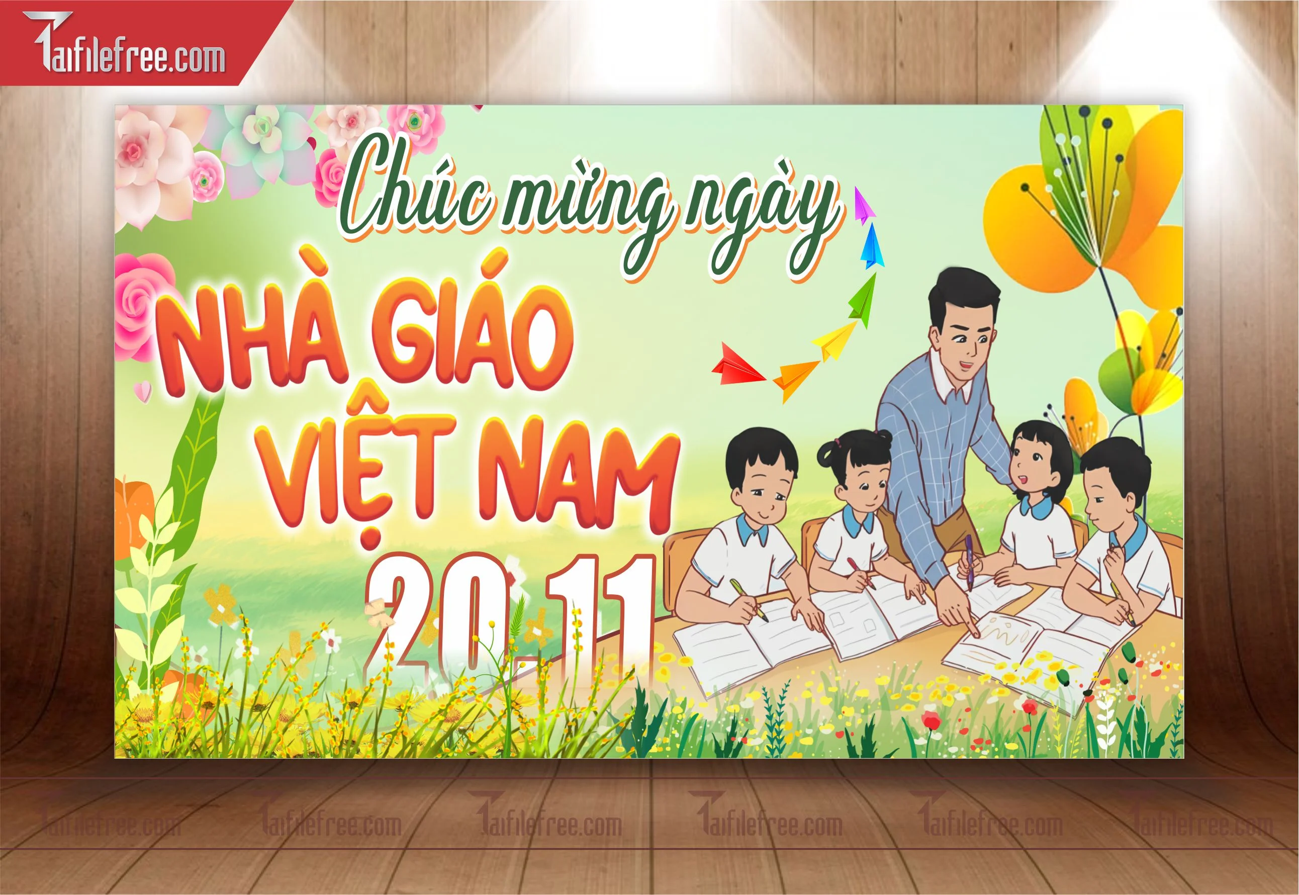 Phông Nền Chào Mừng Ngày Nhà Giáo Việt Nam 20-11_NNG12