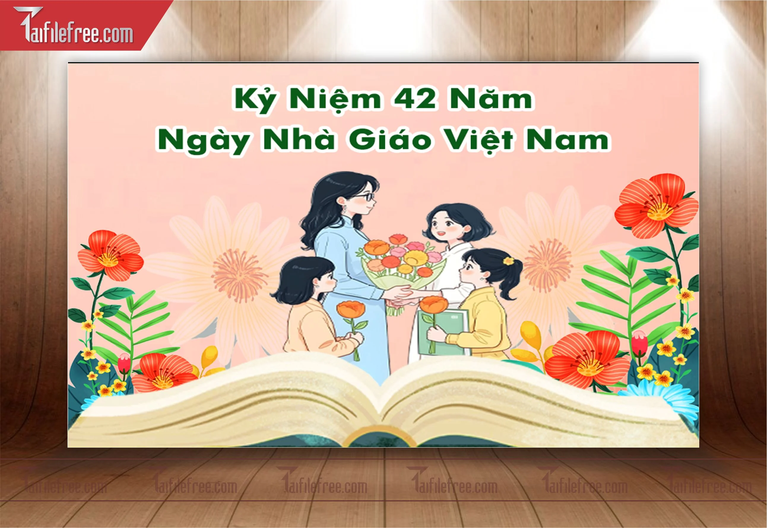 Phông Nền Chào Mừng Ngày Nhà Giáo Việt Nam 20-11_NNG19