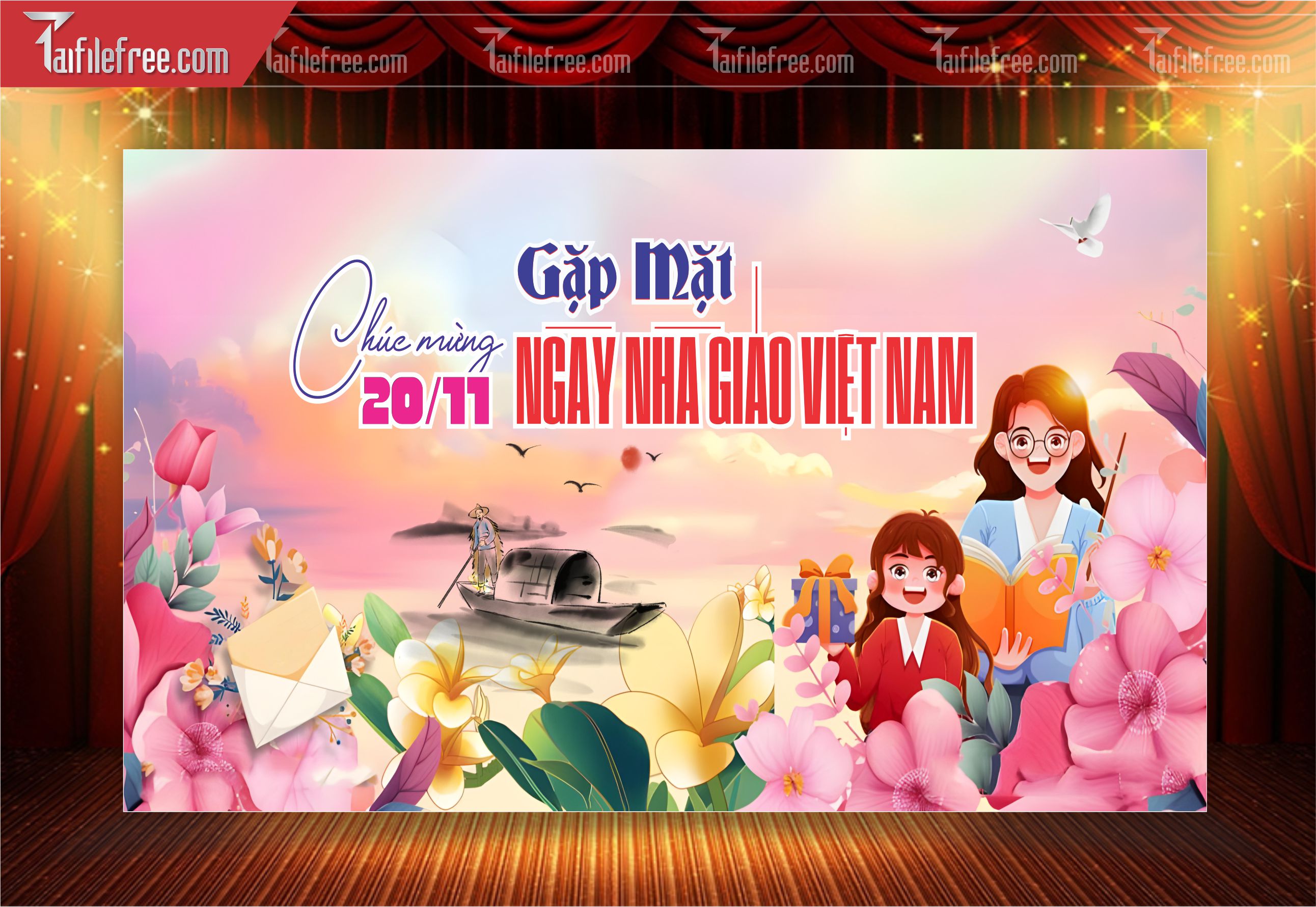 Phông Nền Chào Mừng Ngày Nhà Giáo Việt Nam 20-11_NNG22