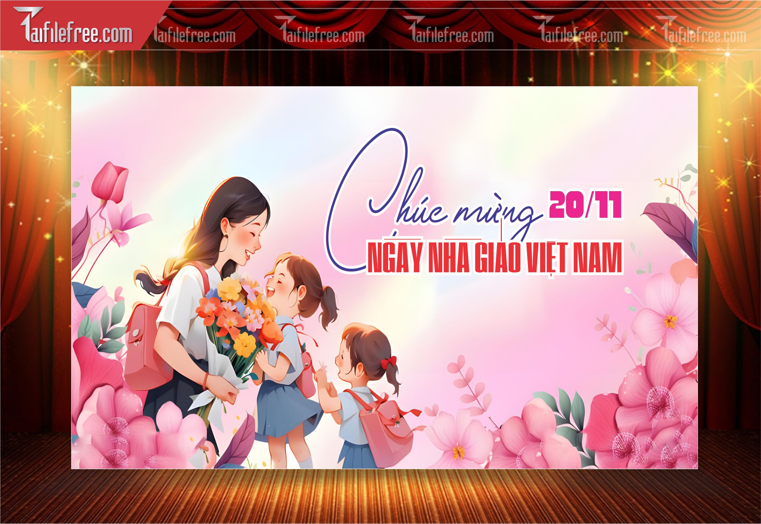 Phông Nền Chào Mừng Ngày Nhà Giáo Việt Nam 20-11_NNG23