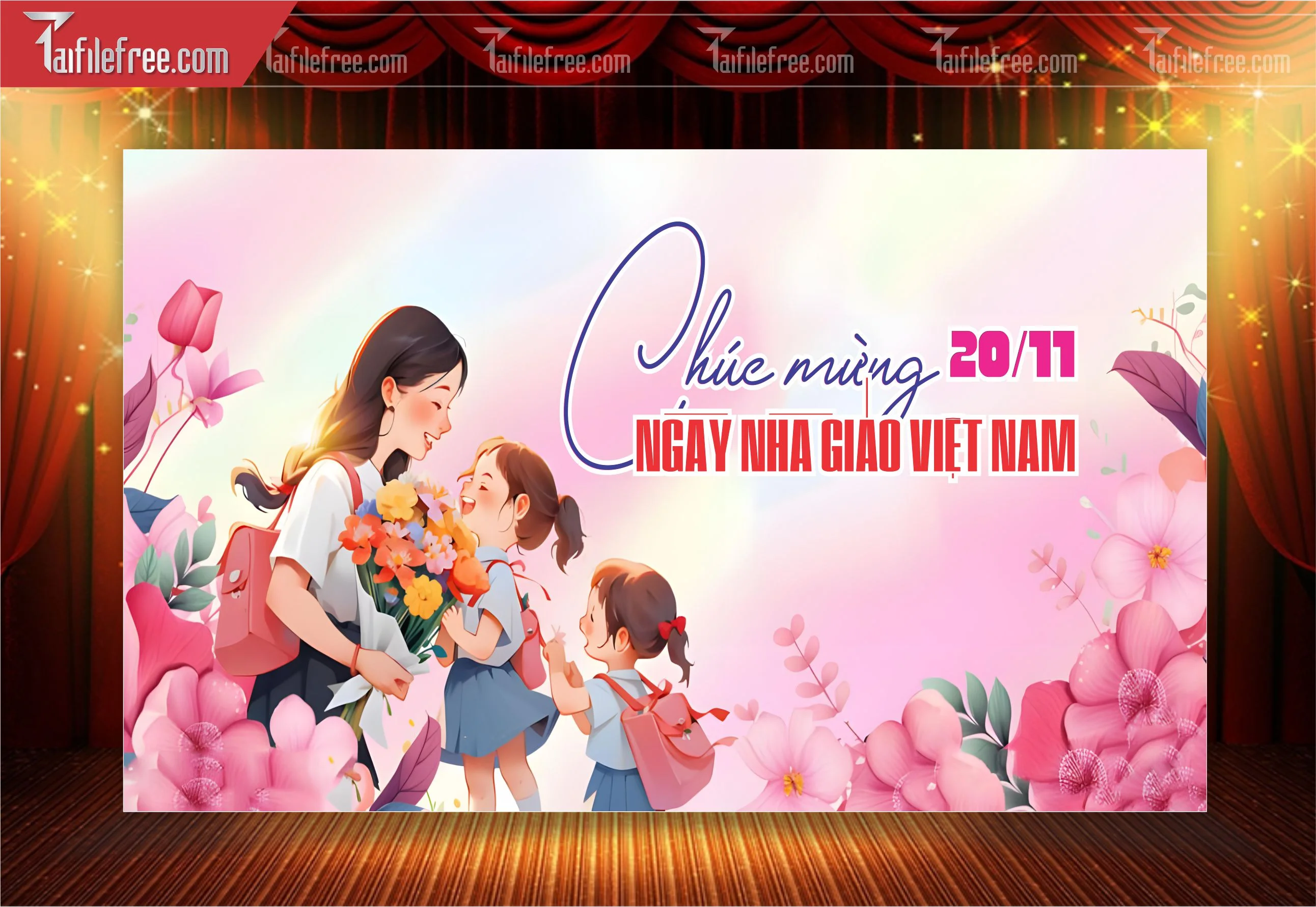 Phông Nền Chào Mừng Ngày Nhà Giáo Việt Nam 20-11_NNG23