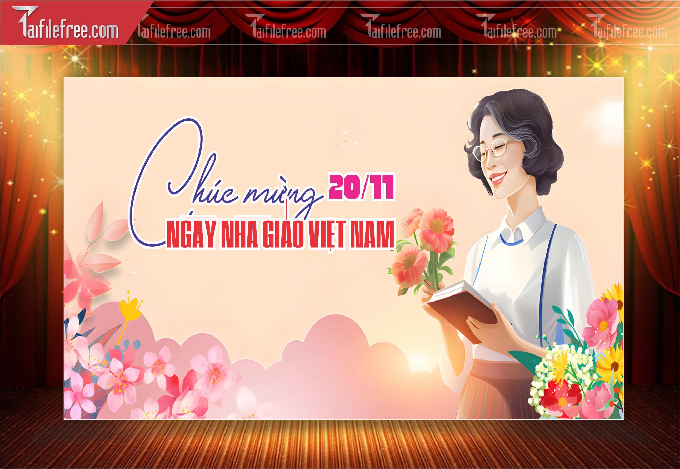 Phông Nền Chào Mừng Ngày Nhà Giáo Việt Nam 20-11_NNG24