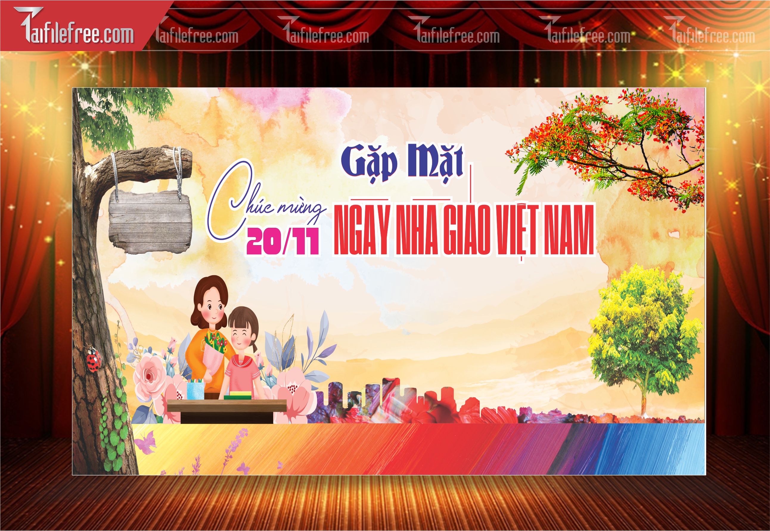 Phông Nền Chào Mừng Ngày Nhà Giáo Việt Nam 20-11_NNG30