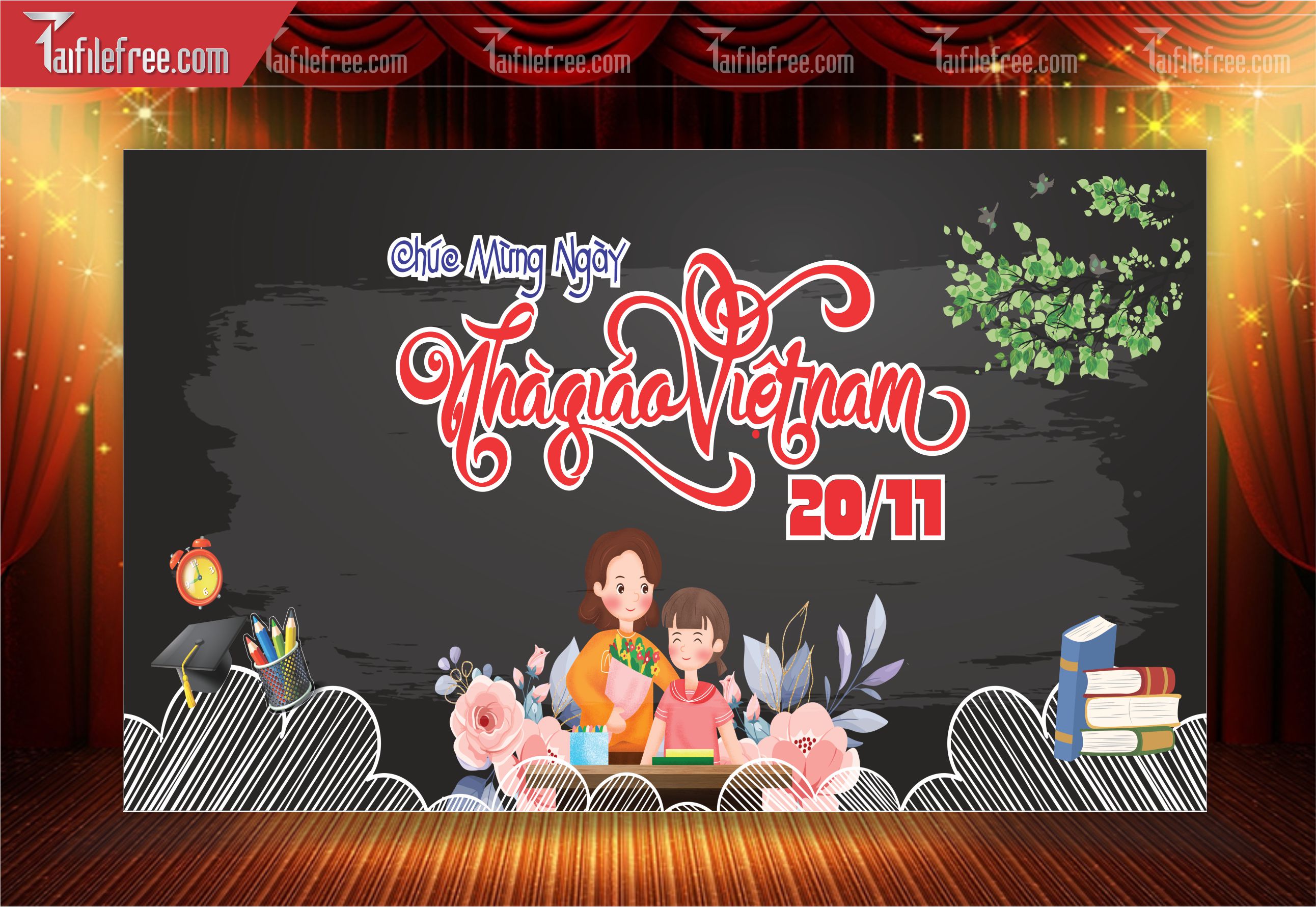 Phông Nền Chào Mừng Ngày Nhà Giáo Việt Nam 20-11_NNG31