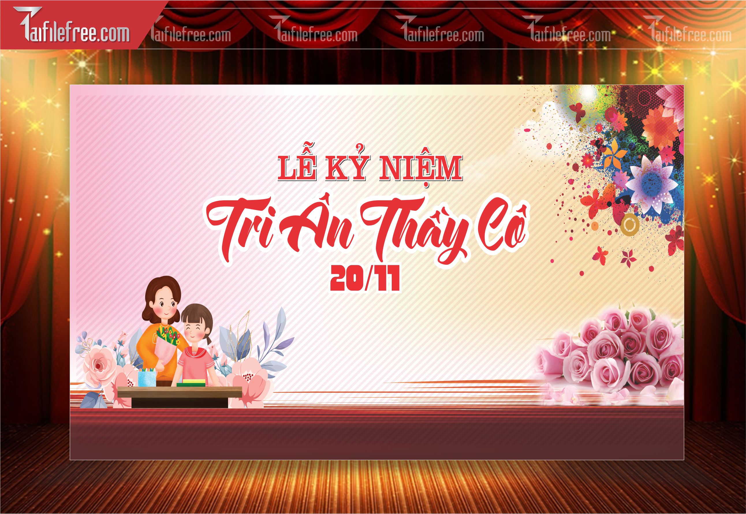 Phông Nền Chào Mừng Ngày Nhà Giáo Việt Nam 20-11_NNG33
