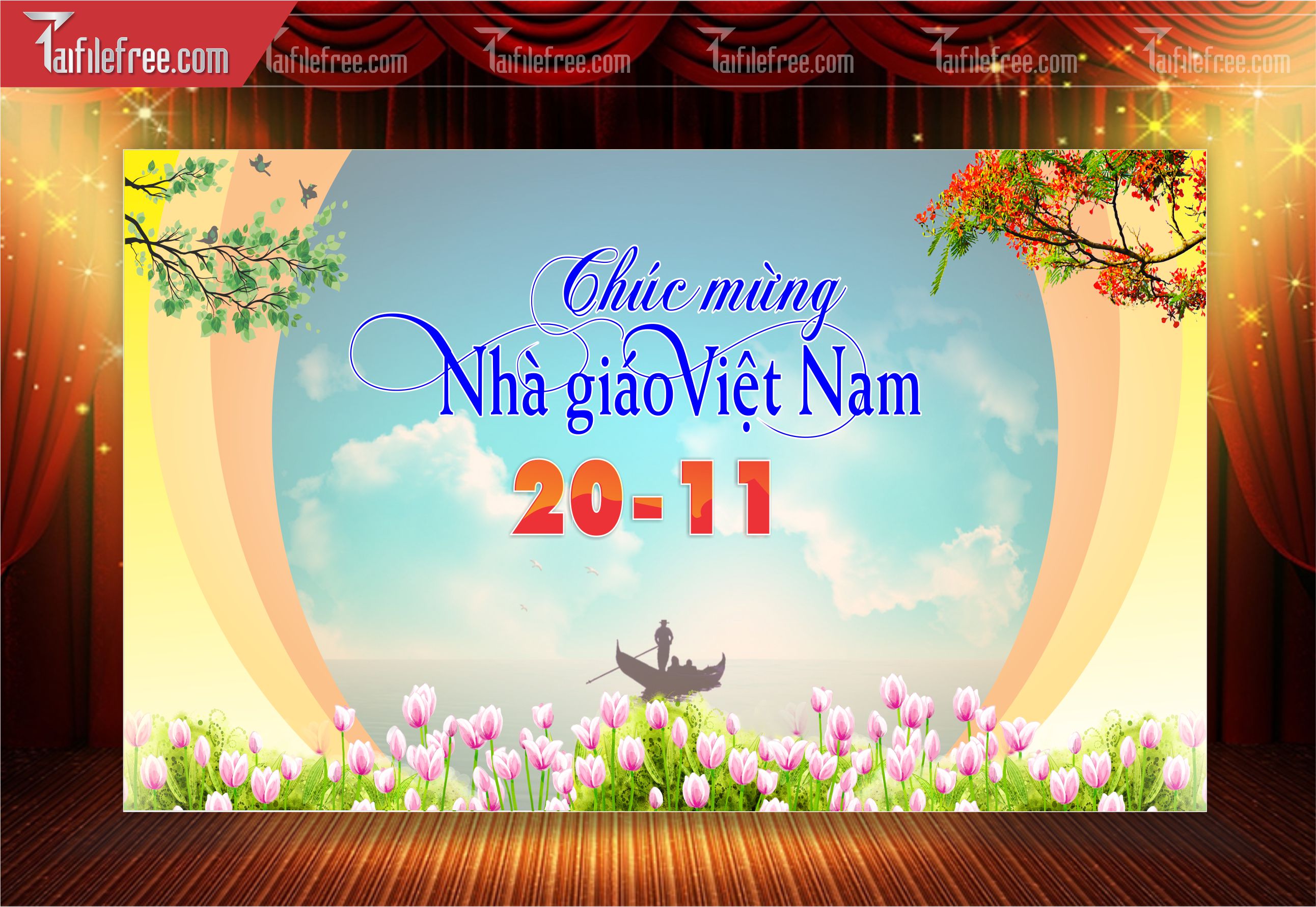 Phông Nền Chào Mừng Ngày Nhà Giáo Việt Nam 20-11_NNG36