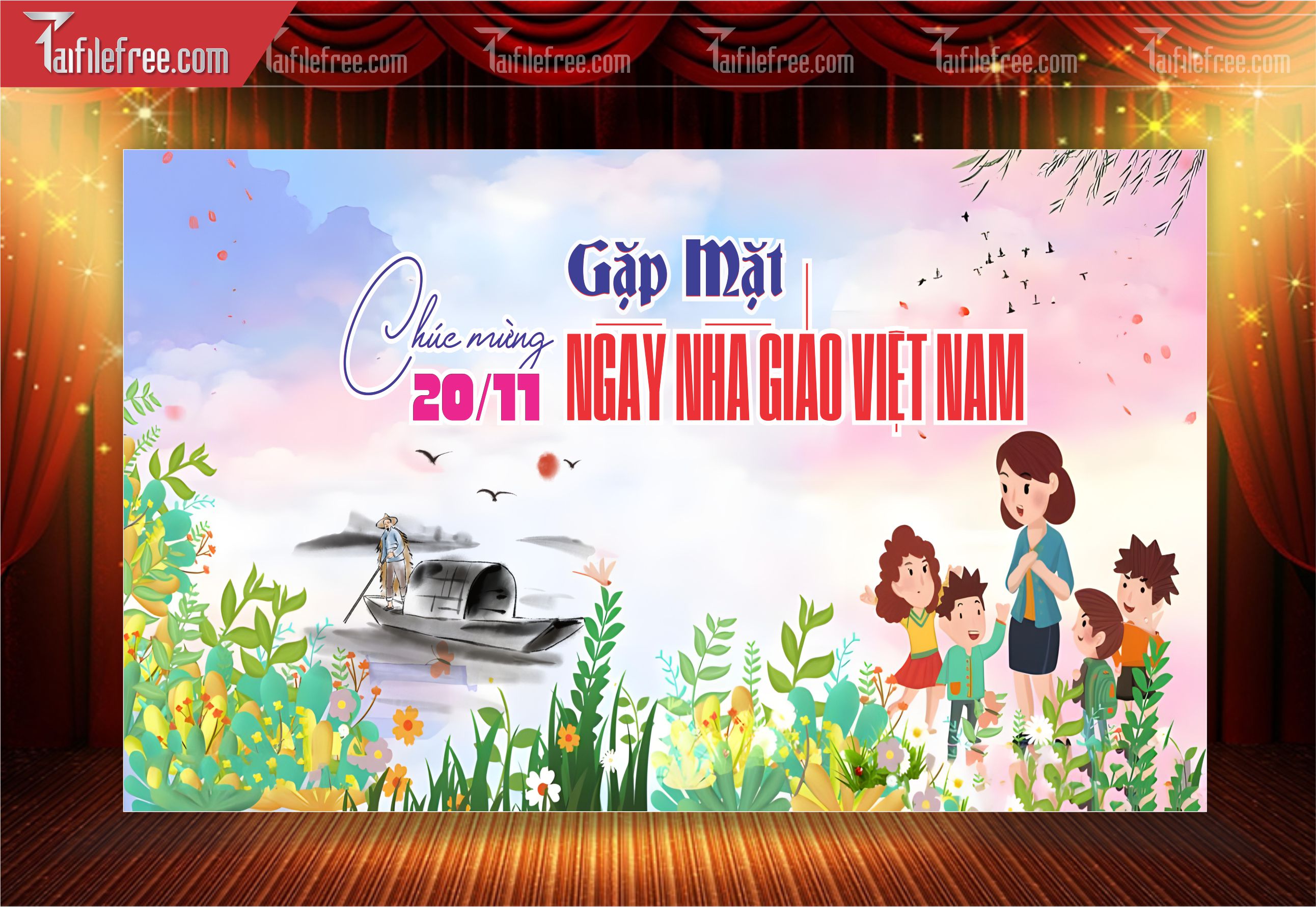 Phông Nền Chào Mừng Ngày Nhà Giáo Việt Nam 20-11_NNG42