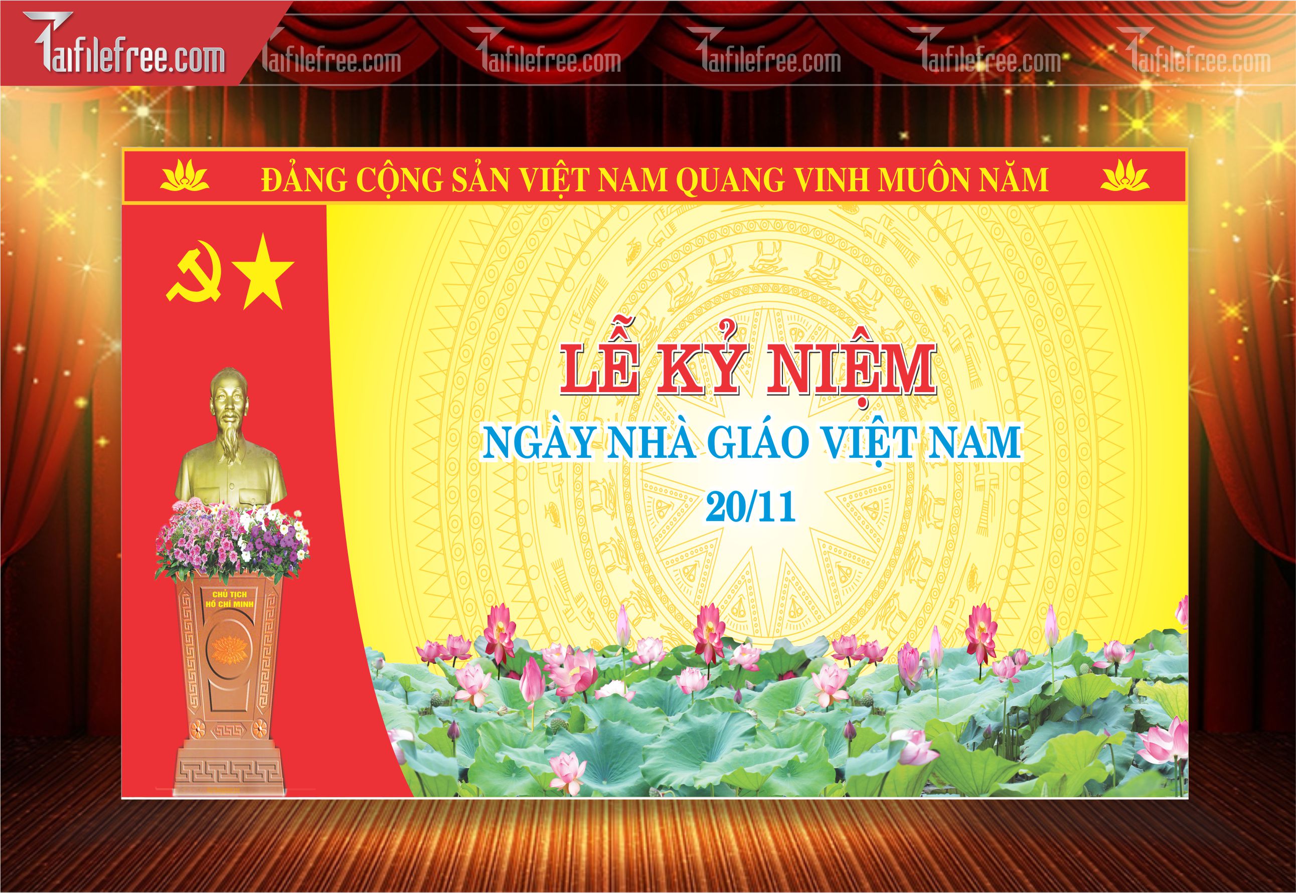 Phông Nền Chào Mừng Ngày Nhà Giáo Việt Nam 20-11_NNG44