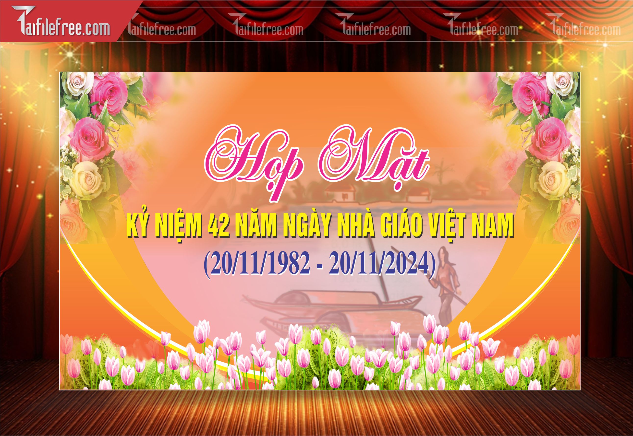 Phông Nền Chào Mừng Ngày Nhà Giáo Việt Nam 20-11_NNG47