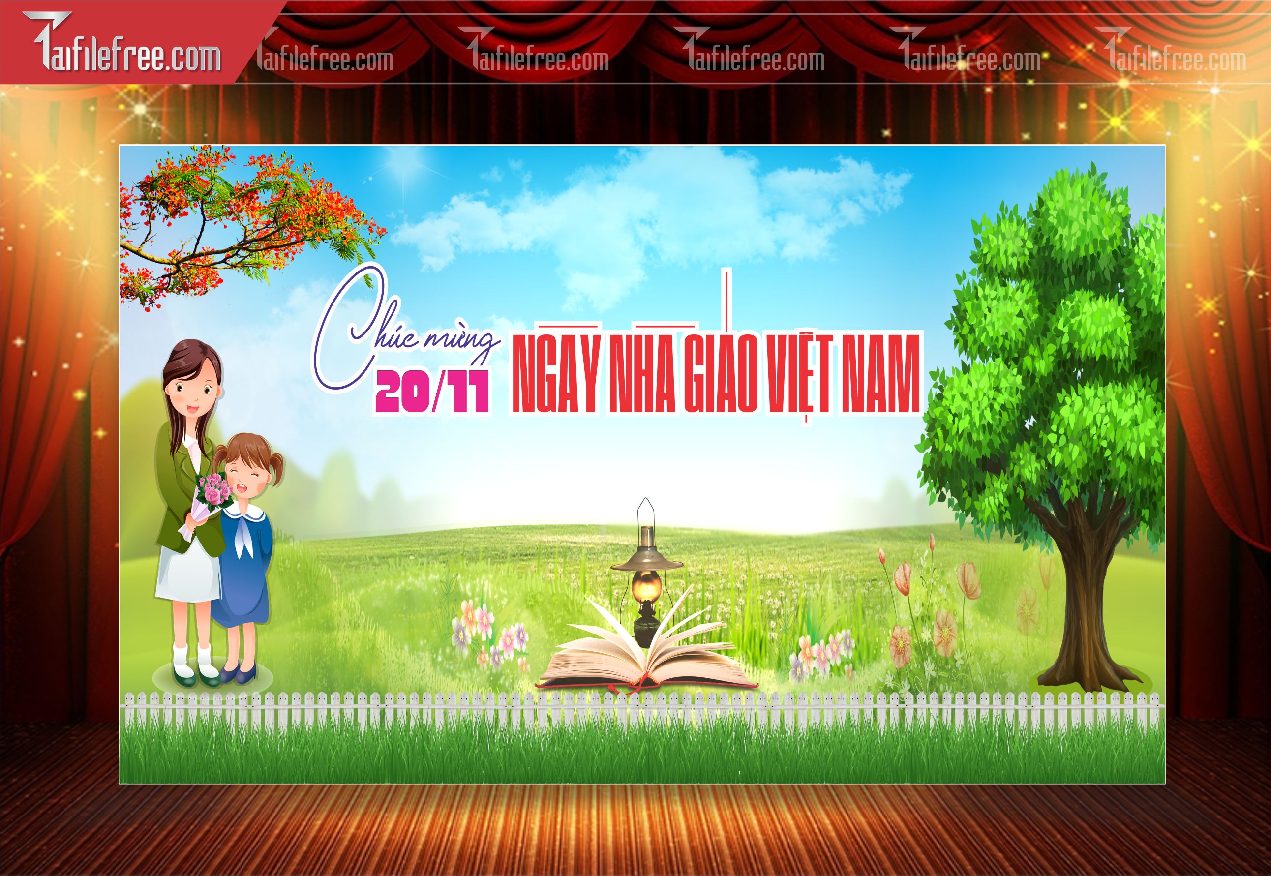Phông Nền Chào Mừng Ngày Nhà Giáo Việt Nam 20-11_NNG53