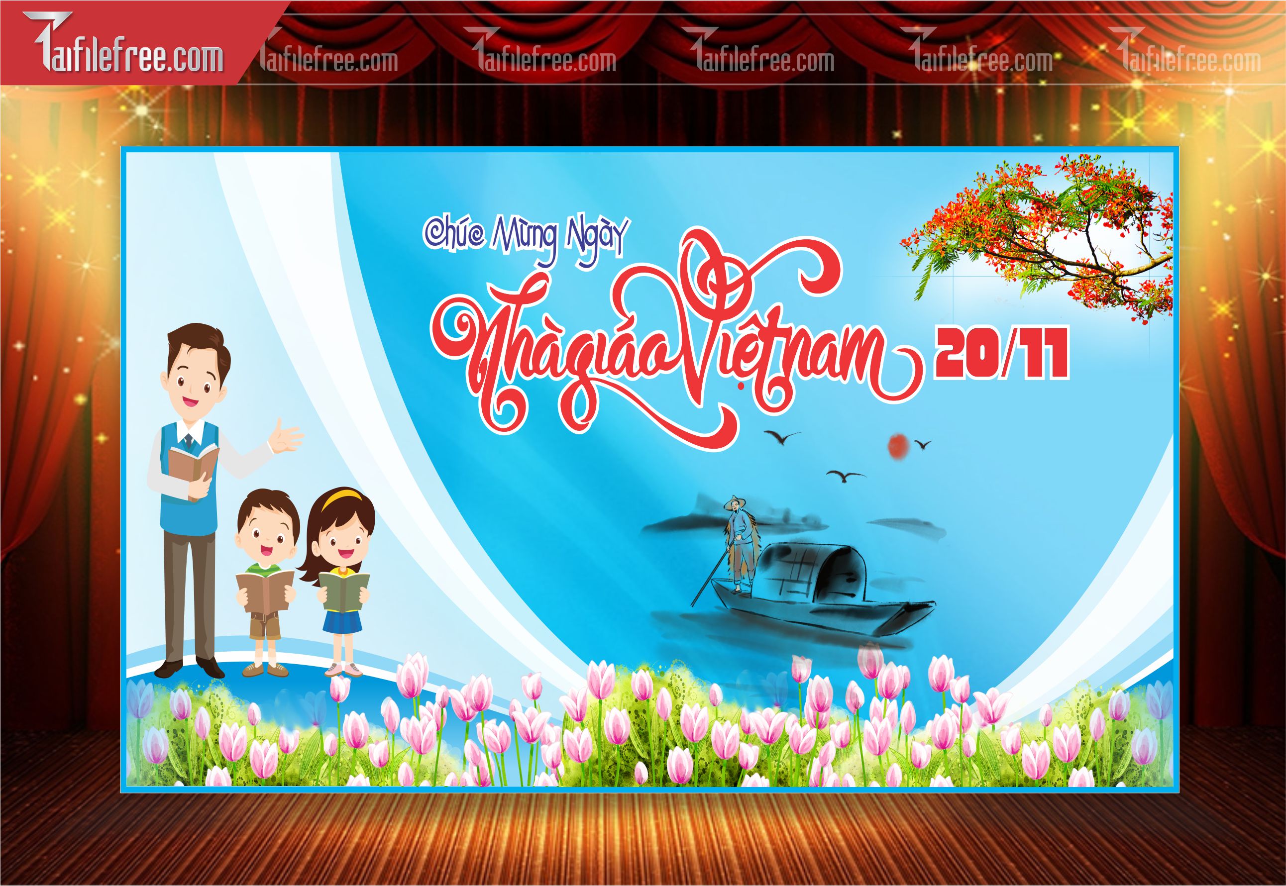 Phông Nền Chào Mừng Ngày Nhà Giáo Việt Nam 20-11_NNG54