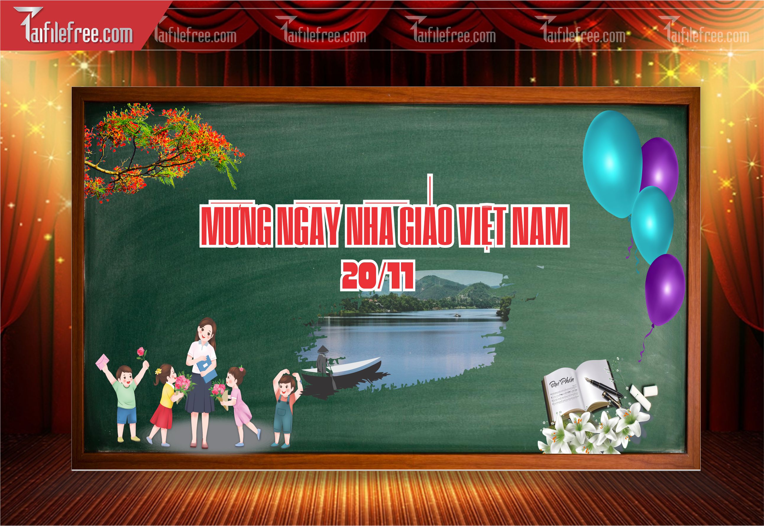 Phông Nền Chào Mừng Ngày Nhà Giáo Việt Nam 20-11_NNG56