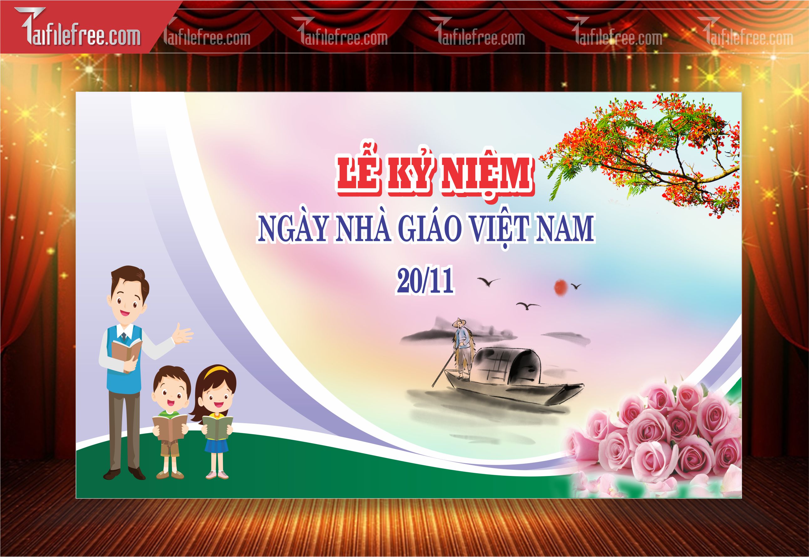 Phông Nền Chào Mừng Ngày Nhà Giáo Việt Nam 20-11_NNG60