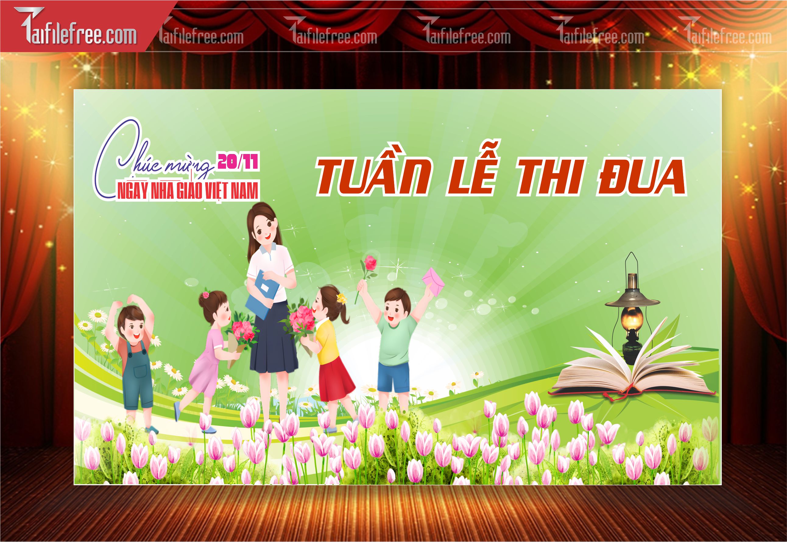 Phông Nền Chào Mừng Ngày Nhà Giáo Việt Nam 20-11_NNG68