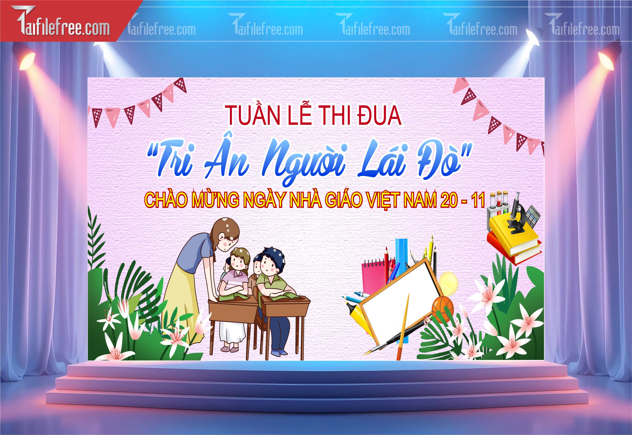 Phông Nền Chào Mừng Ngày Nhà Giáo Việt Nam 20-11_NNG76