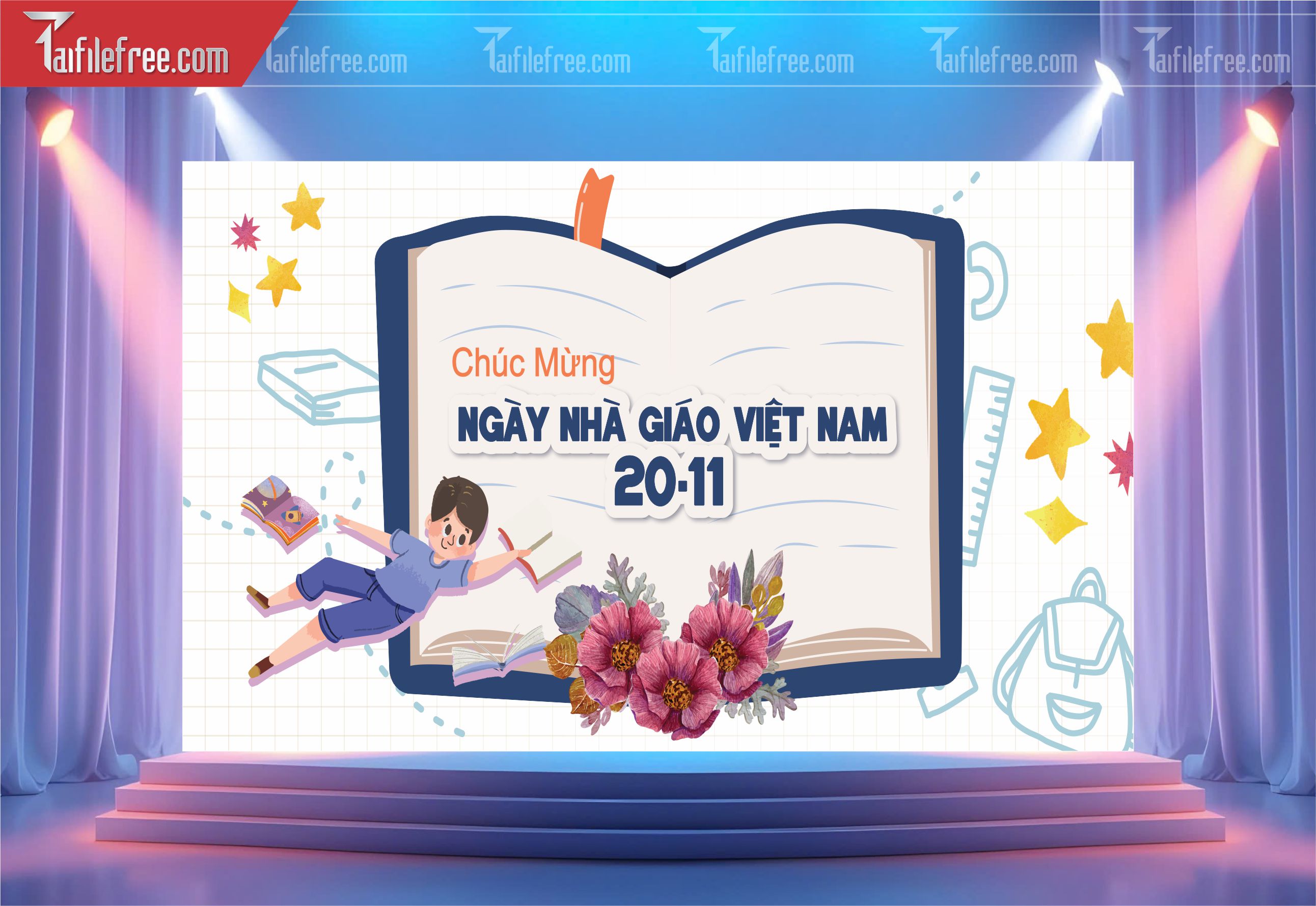 Phông Nền Chào Mừng Ngày Nhà Giáo Việt Nam 20-11_NNG78