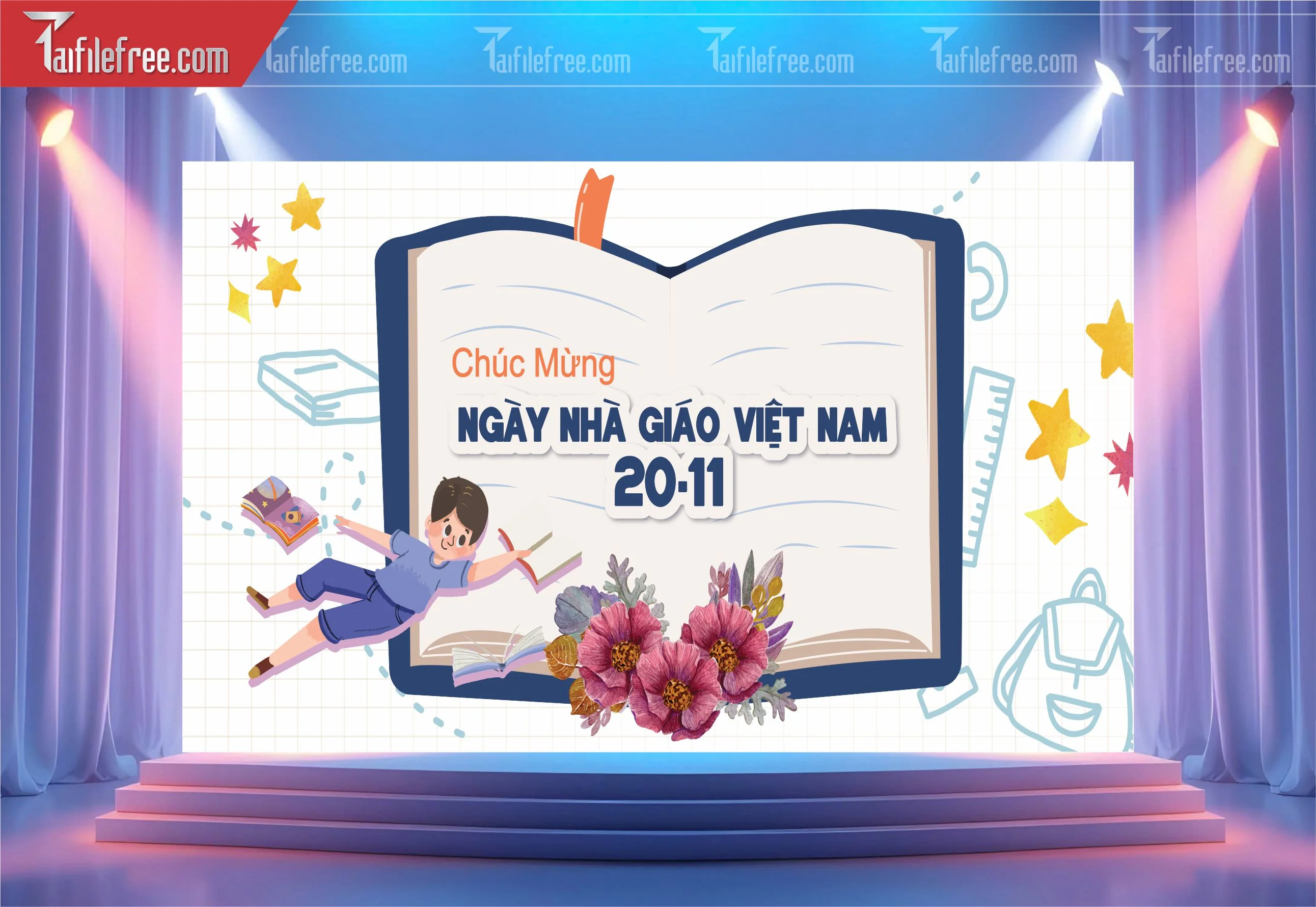 Phông Nền Chào Mừng Ngày Nhà Giáo Việt Nam 20-11_NNG78