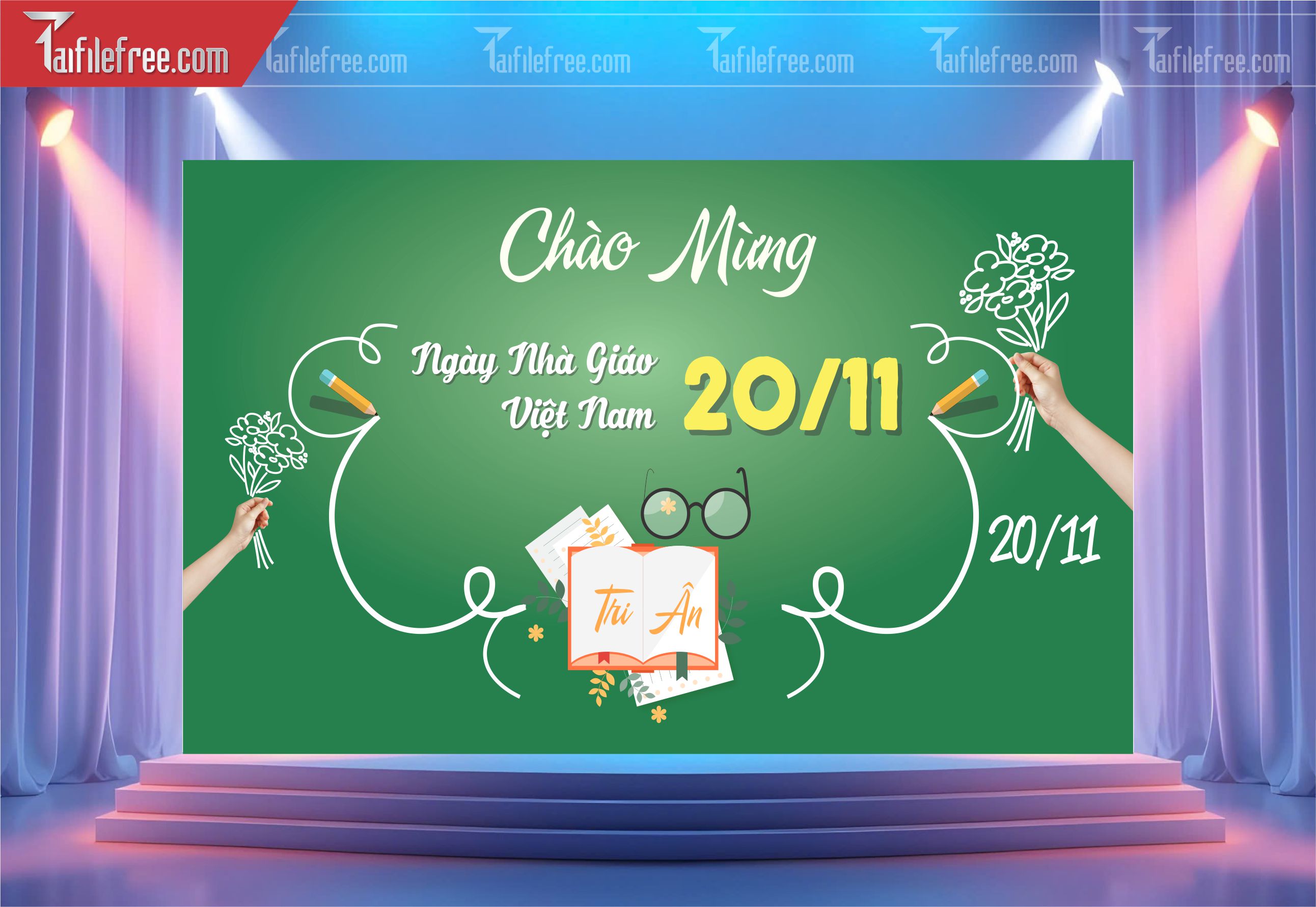Phông Nền Chào Mừng Ngày Nhà Giáo Việt Nam 20-11_NNG81