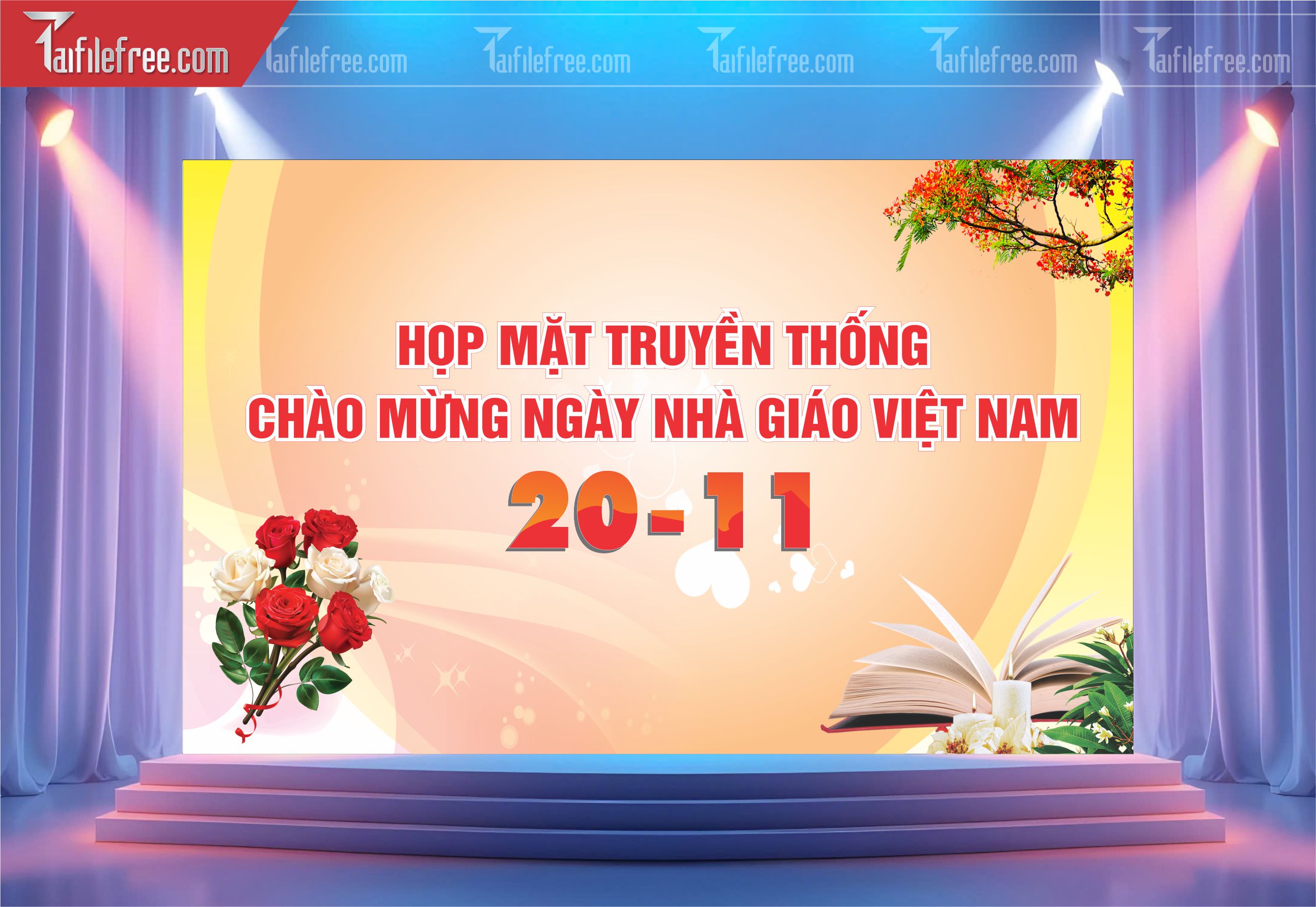 Phông Nền Chào Mừng Ngày Nhà Giáo Việt Nam 20-11_NNG84