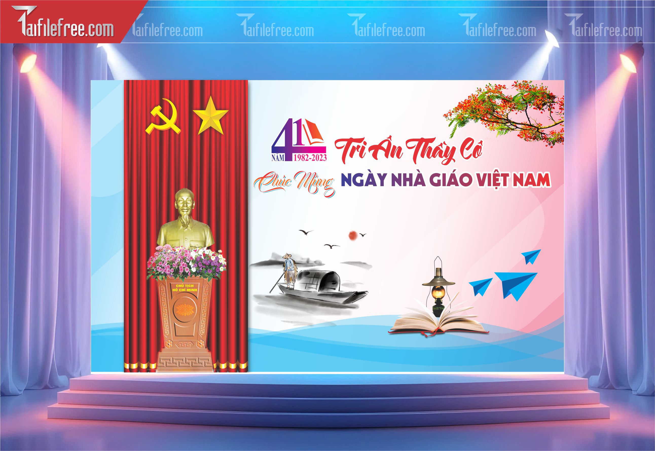 Phông Nền Chào Mừng Ngày Nhà Giáo Việt Nam 20-11_NNG88