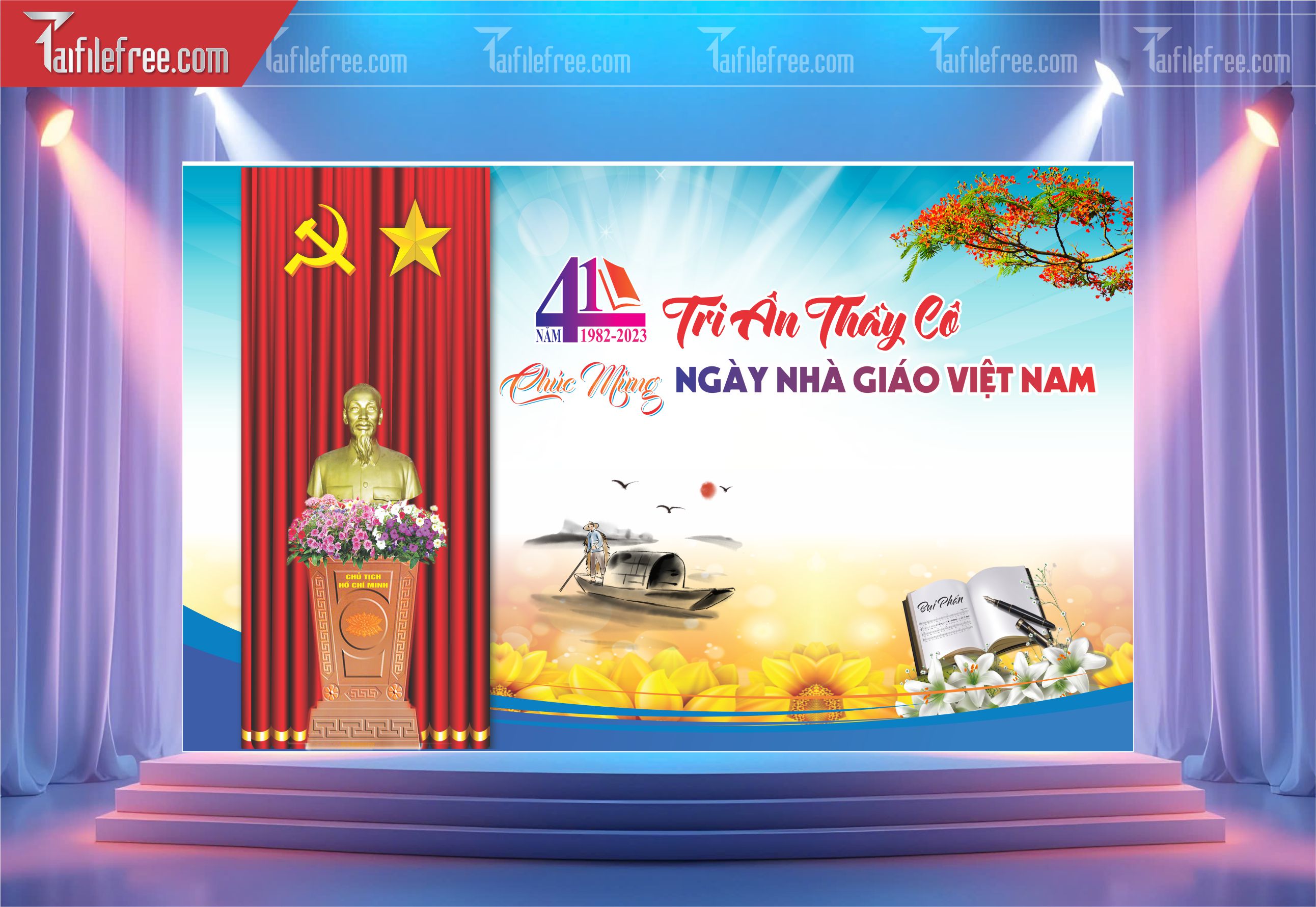 Phông Nền Chào Mừng Ngày Nhà Giáo Việt Nam 20-11_NNG91