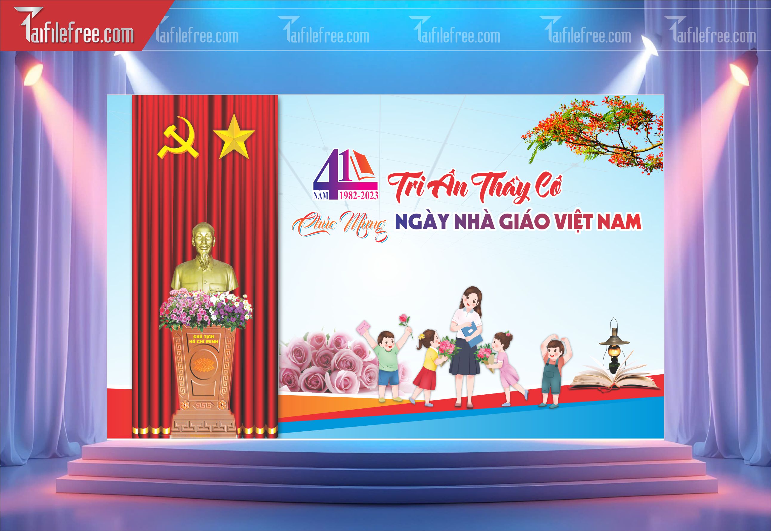 Phông Nền Chào Mừng Ngày Nhà Giáo Việt Nam 20-11_NNG93